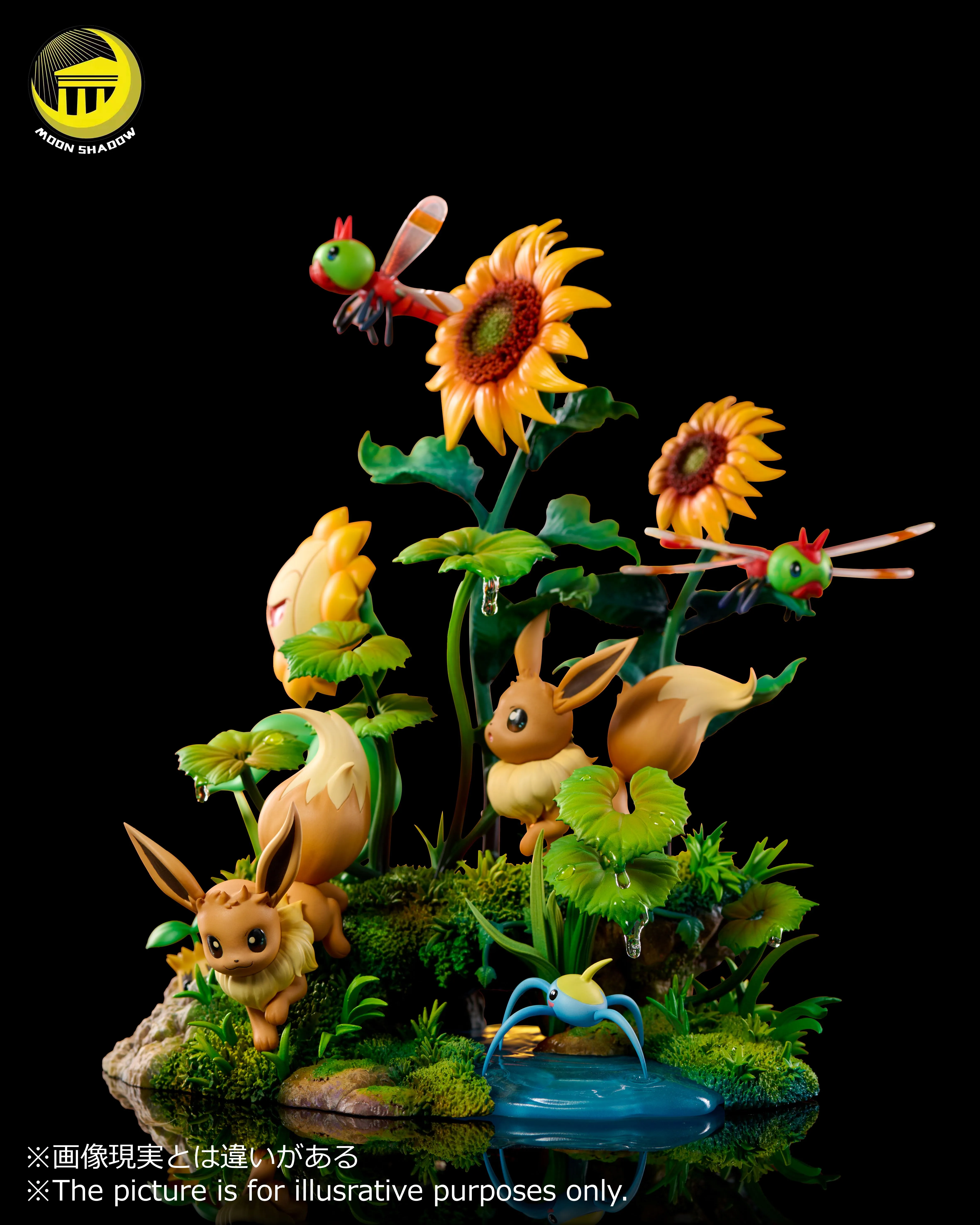 【Pre-sale】Pikachu and Eevee Natural scene-Pokemon-Moon Shadow Studio