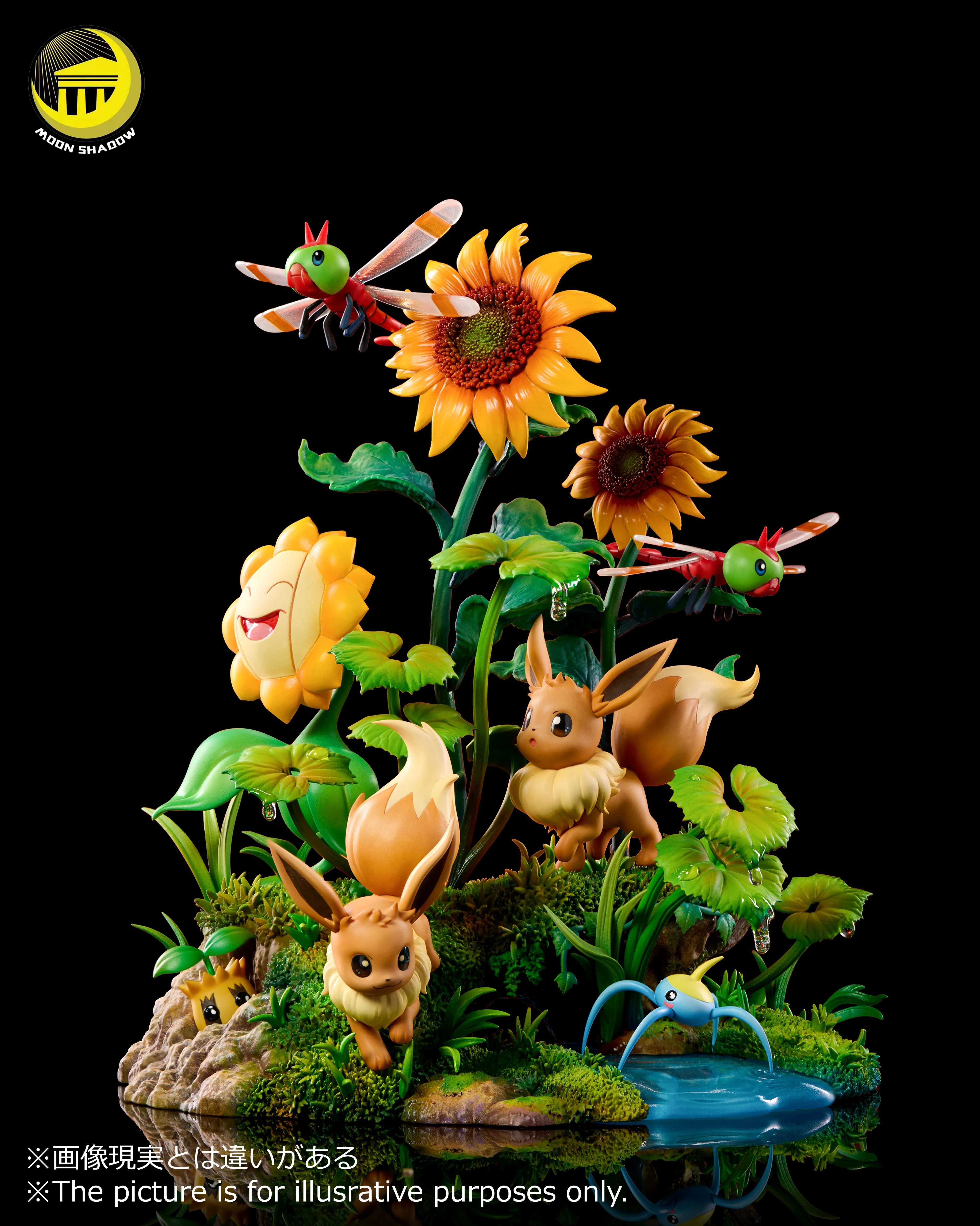 【Pre-sale】Pikachu and Eevee Natural scene-Pokemon-Moon Shadow Studio