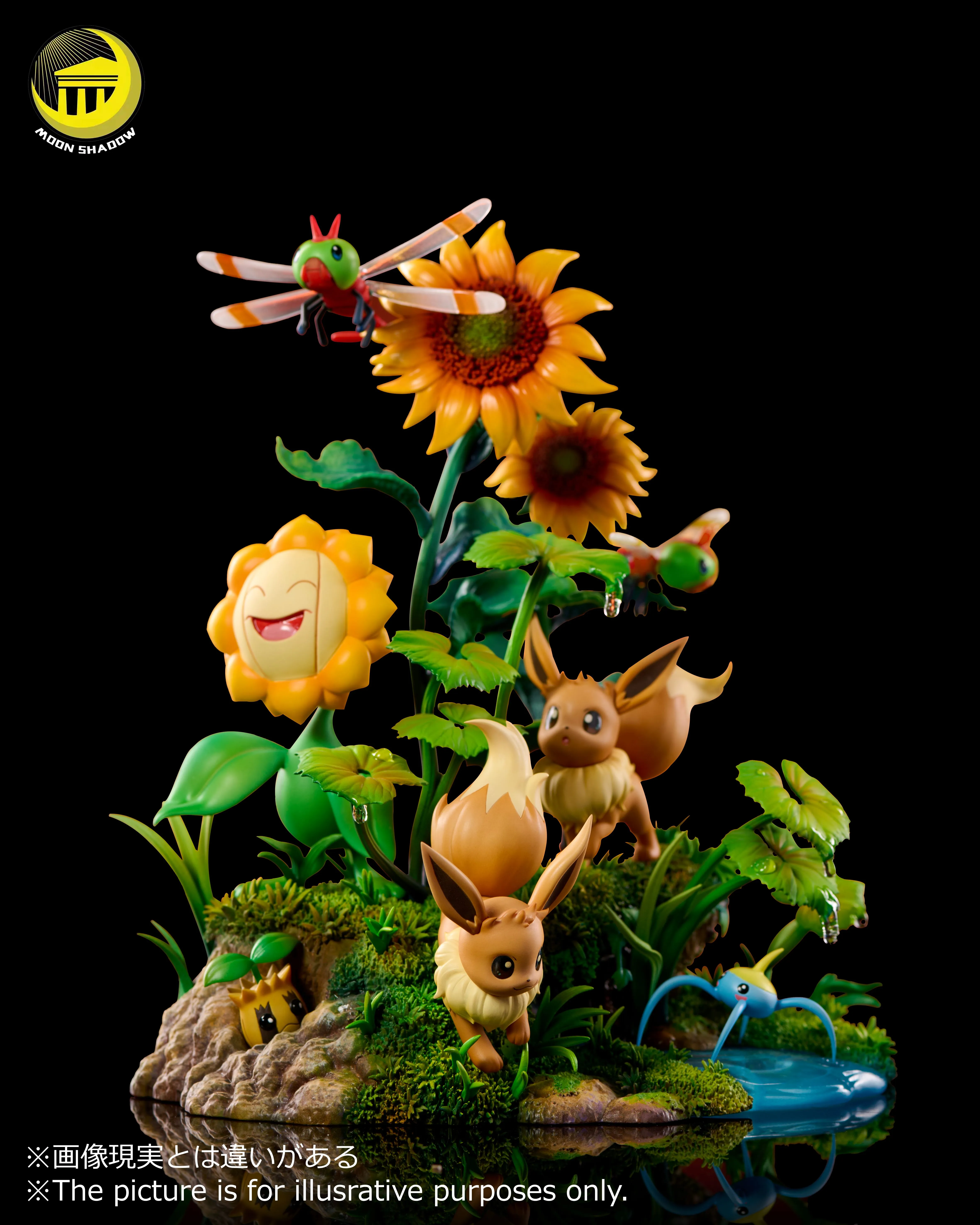 【Pre-sale】Pikachu and Eevee Natural scene-Pokemon-Moon Shadow Studio