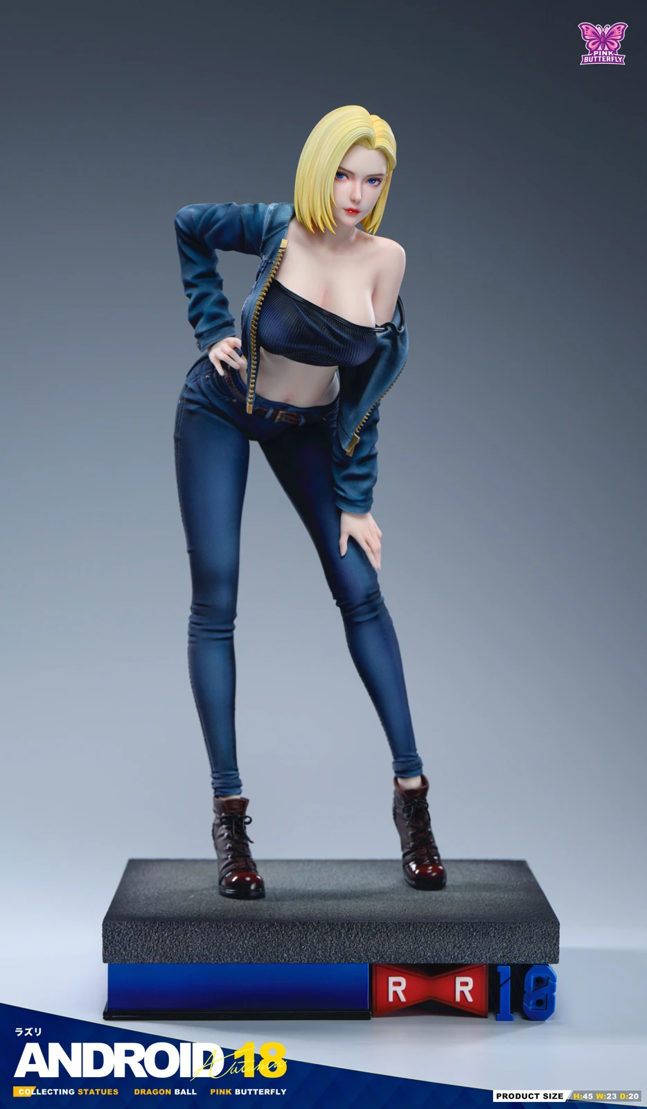 【Pre-sale】1/4 Scale Android 18-Pink Butterfly Studio