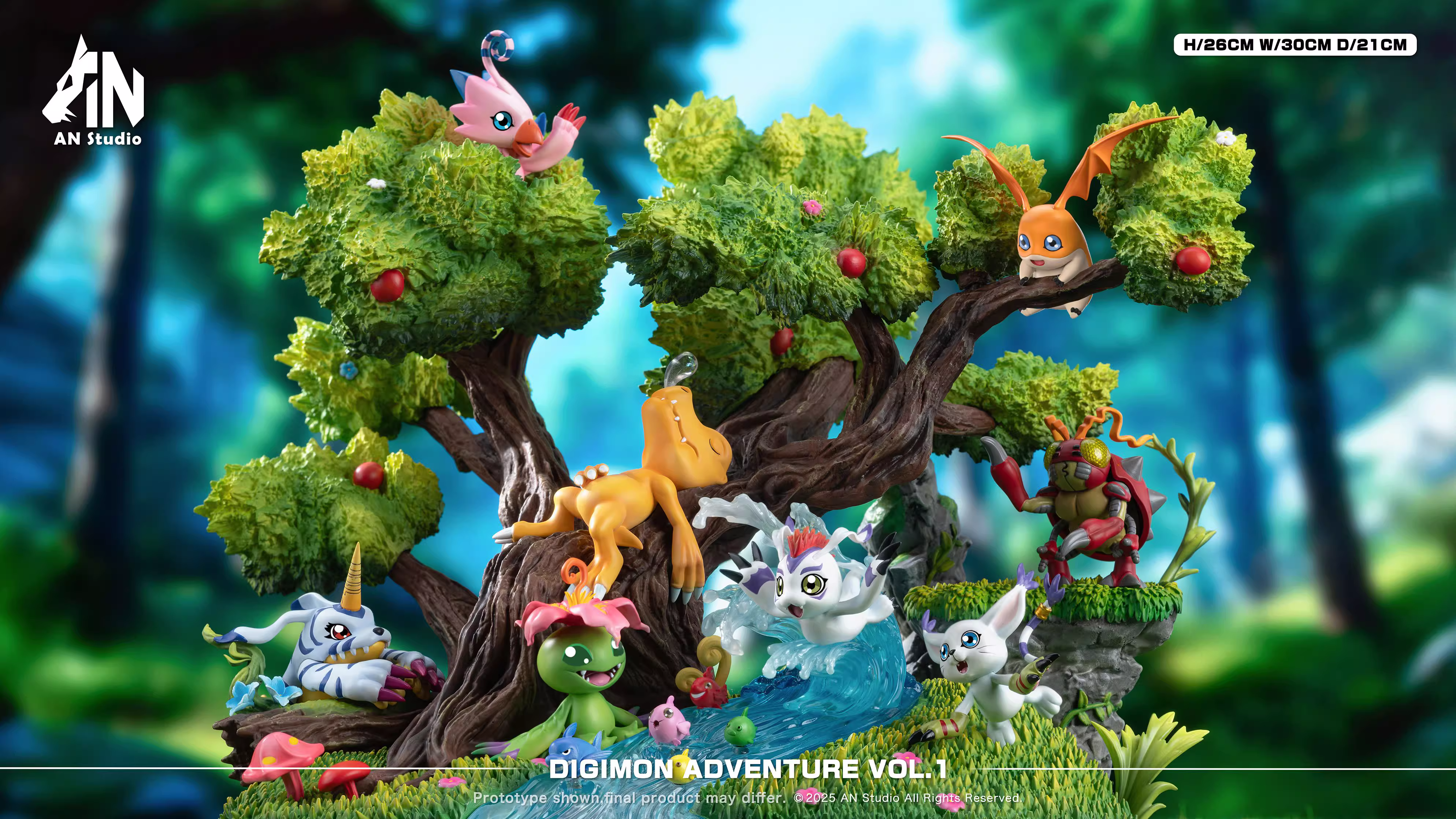 【Pre-sale】MH Scale Digimon Adventure Vol.1-Digimon Adventure-AN Studio