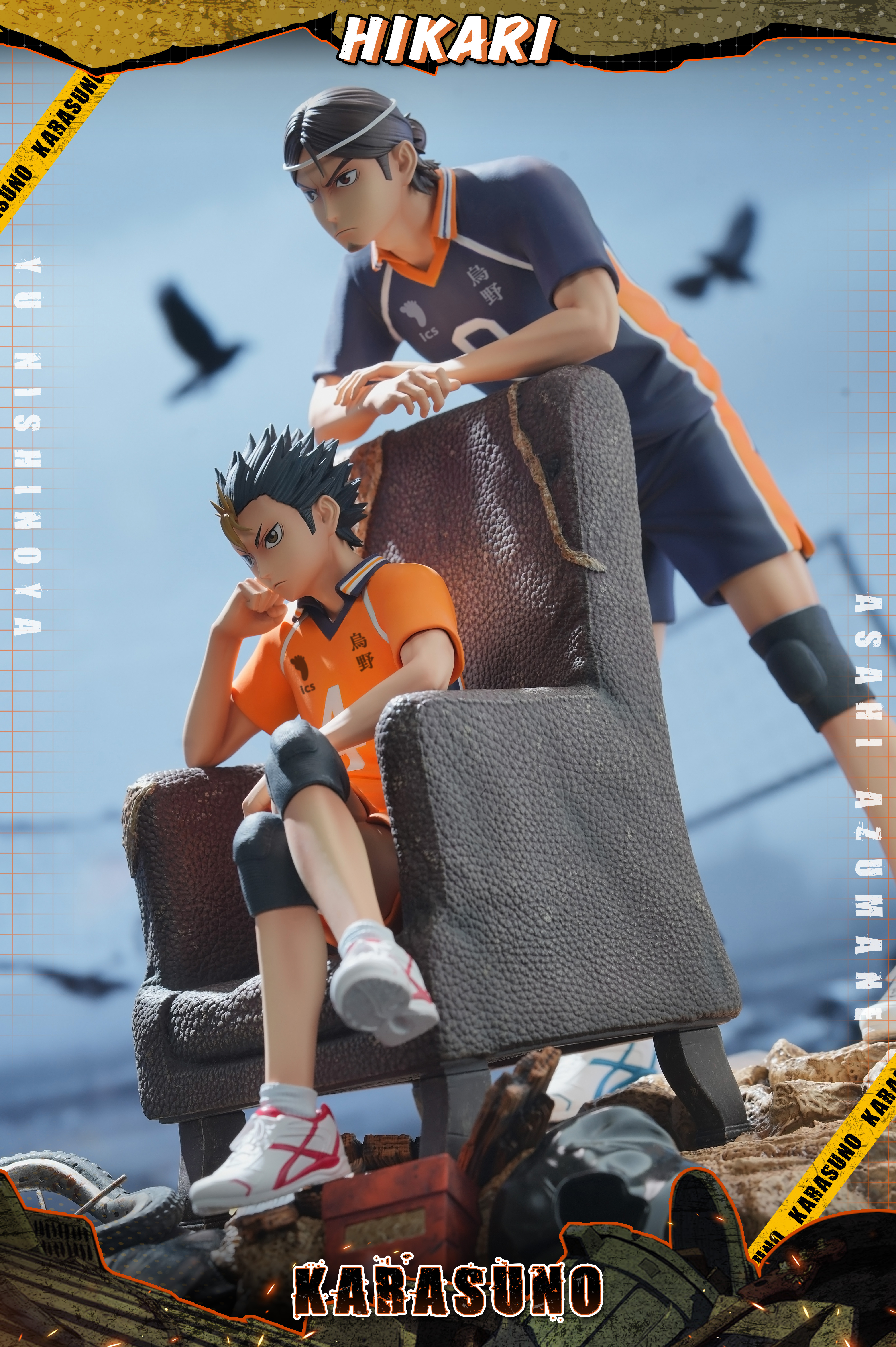 【Pre-sale】003 Yu Nishinoya and Asahi Azumane-Haikyuu!!-HIKARI Studio