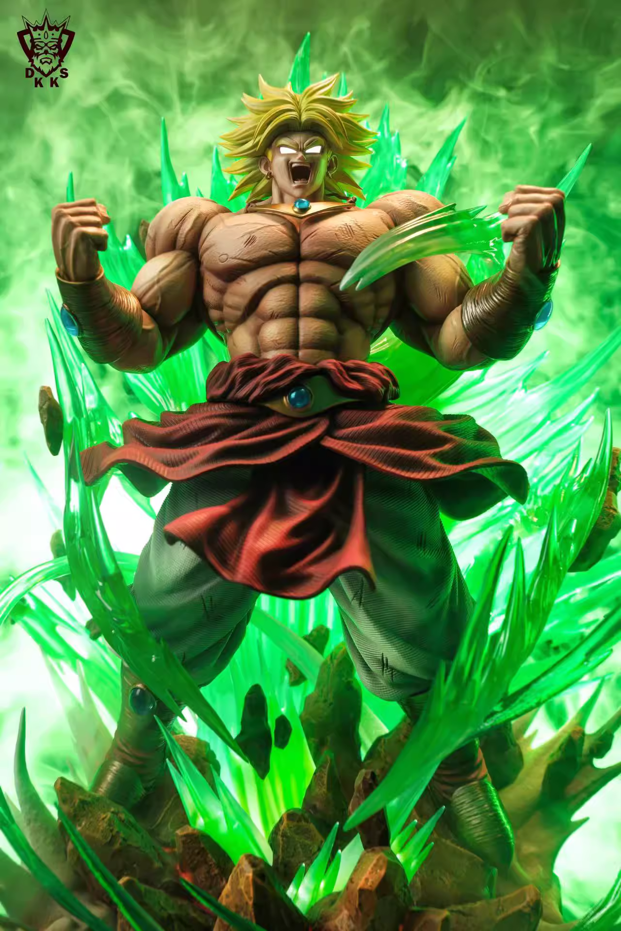 【Pre-sale】1/6 Scale Broly with LED-DB-Dark King Studio