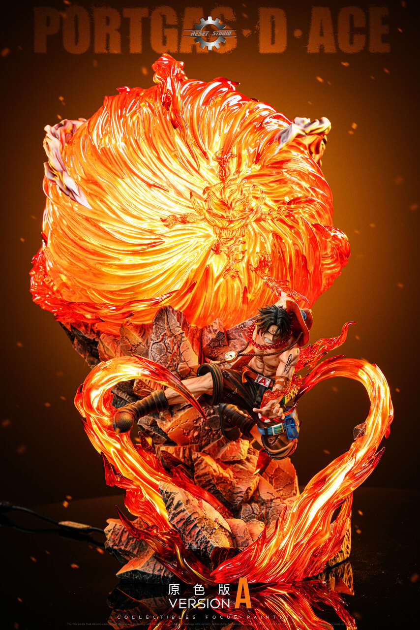 【Pre-sale】POP Scale Portgas D Ace with LED-Reset Studio