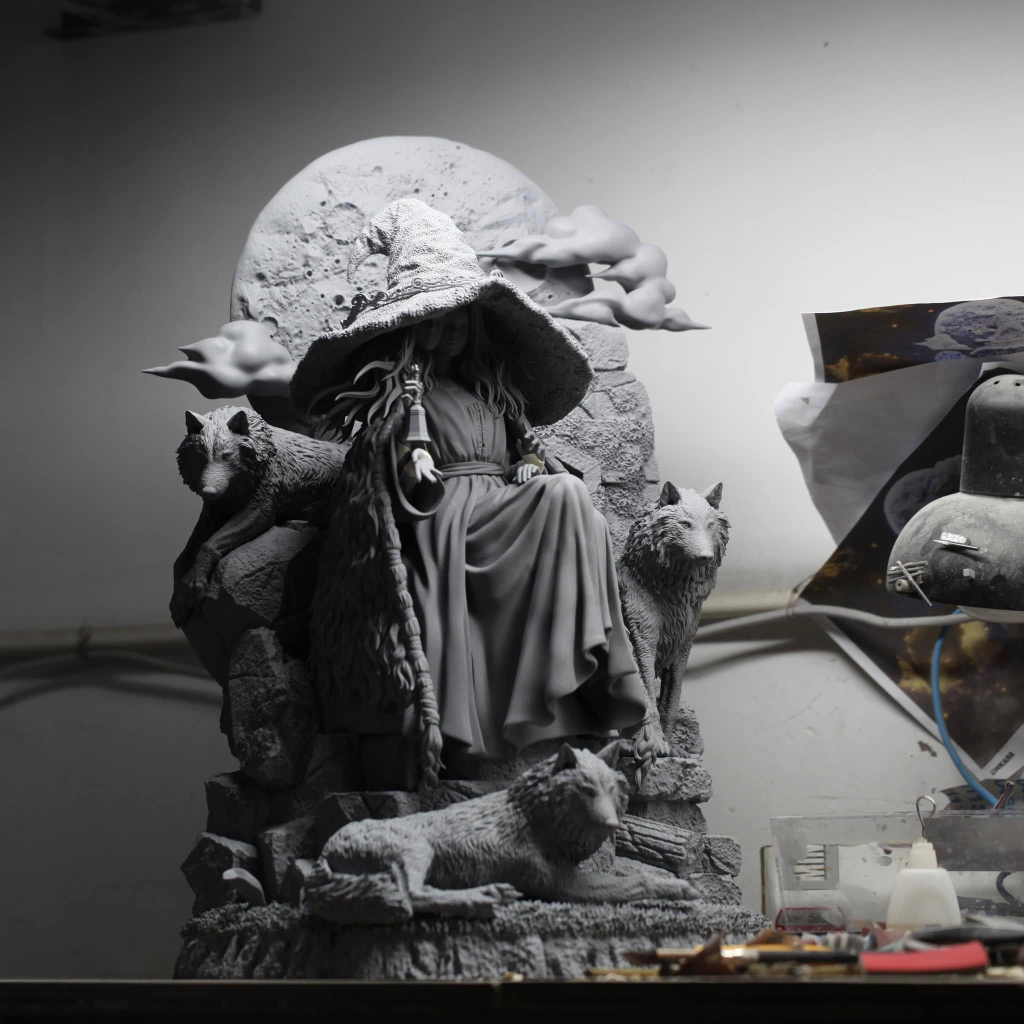 【Pre-sale painted photos will come later】1/4 Scale Ranni with LED-ER Other Series-CHIKARA STUDIO