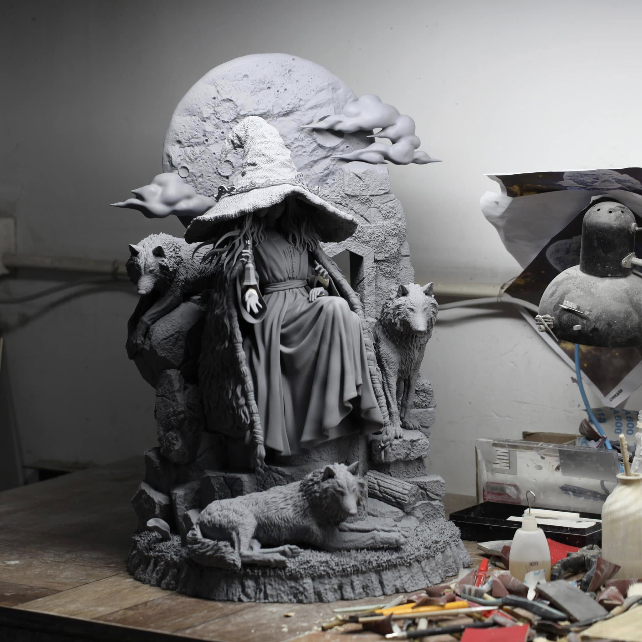 【Pre-sale painted photos will come later】1/4 Scale Ranni with LED-ER Other Series-CHIKARA STUDIO