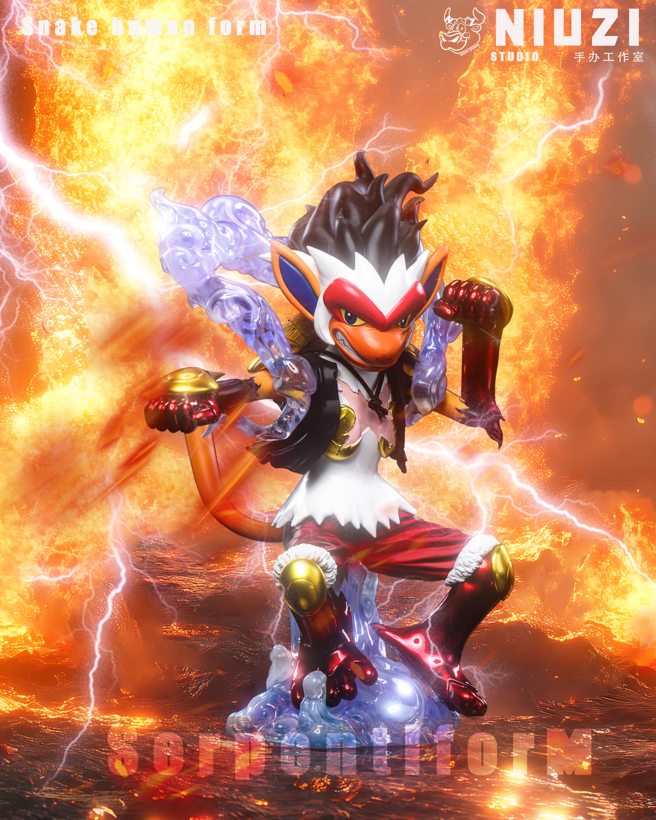 【Pre-sale】Infernape-Pokemon-NIUZI Studio