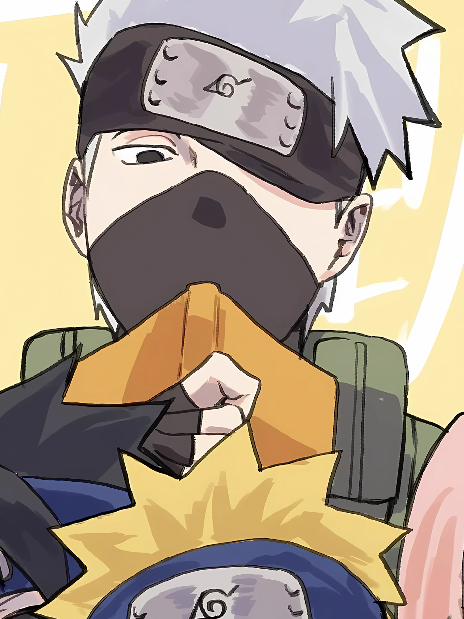 【Pre-sale】Decorative Painting of Uzumaki Naruto, Kakashi, Sakura and Sasuke-XingKong Studio