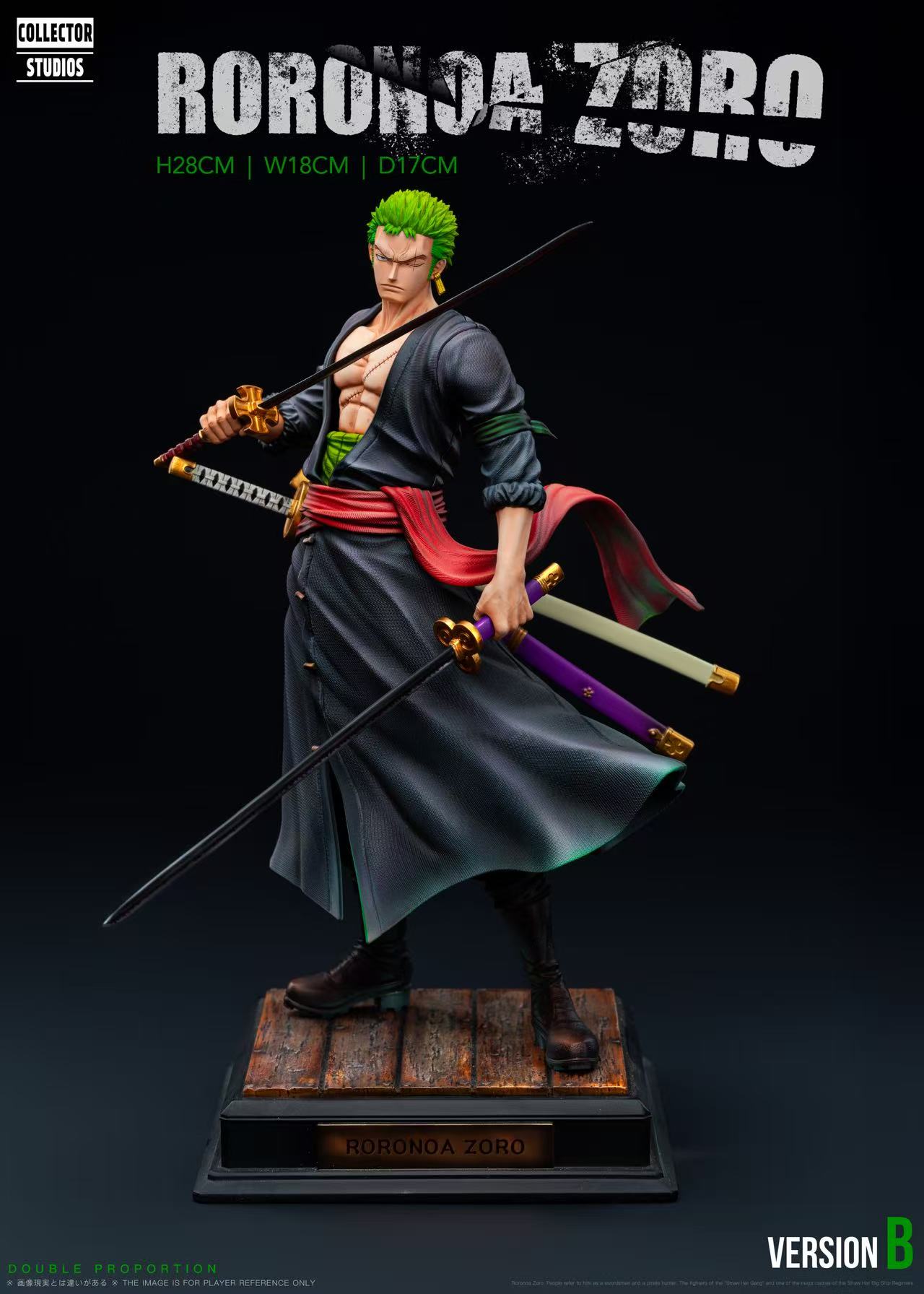 【Pre-sale】1/8 Scale Roronoa Zoro-Collector Studios