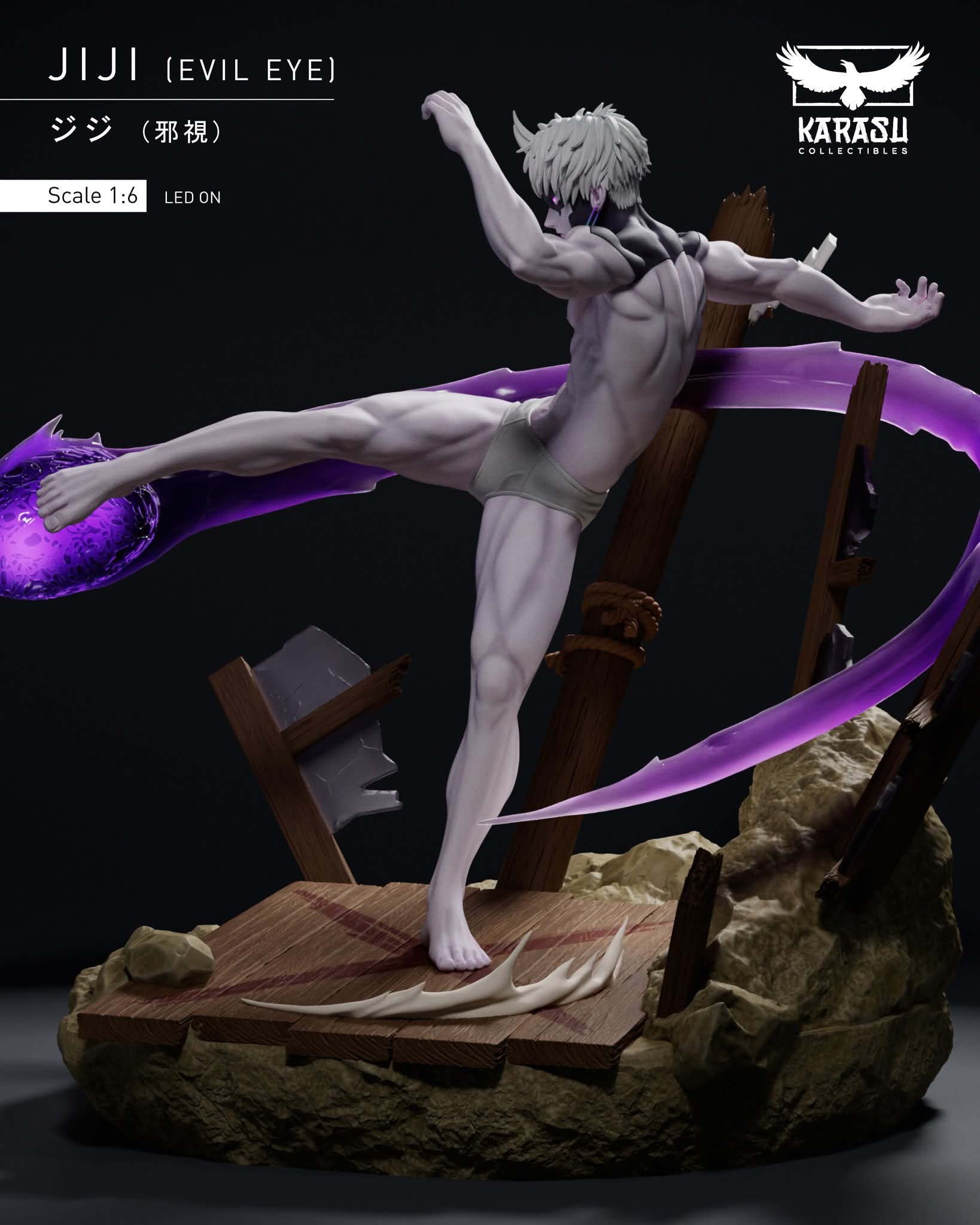 【Pre-sale】JiJi Evil eye with LED-Karasu Collectibles Studio