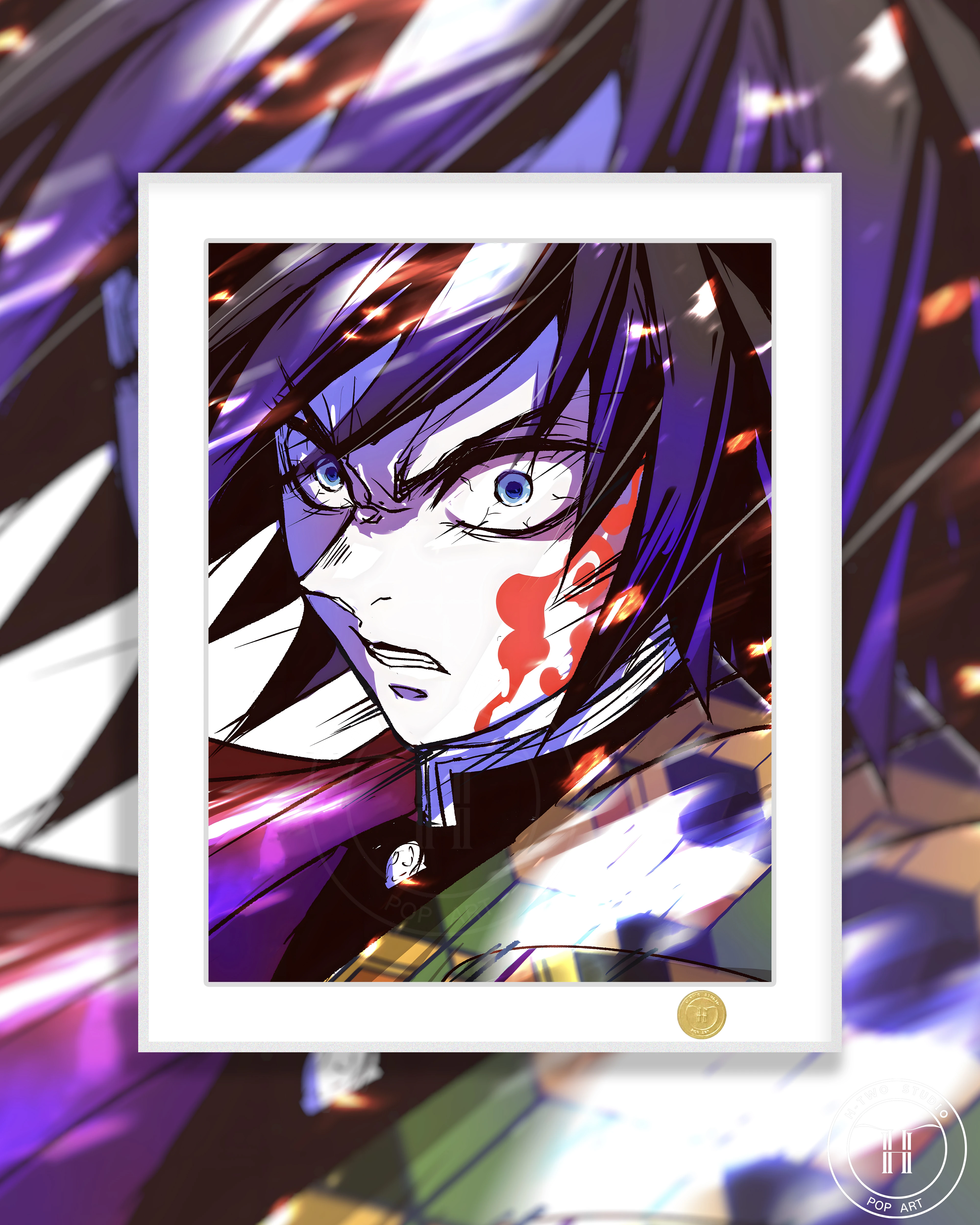 【Pre-sale】Decorative Painting of Tomioka Giyuu-H2 Studio