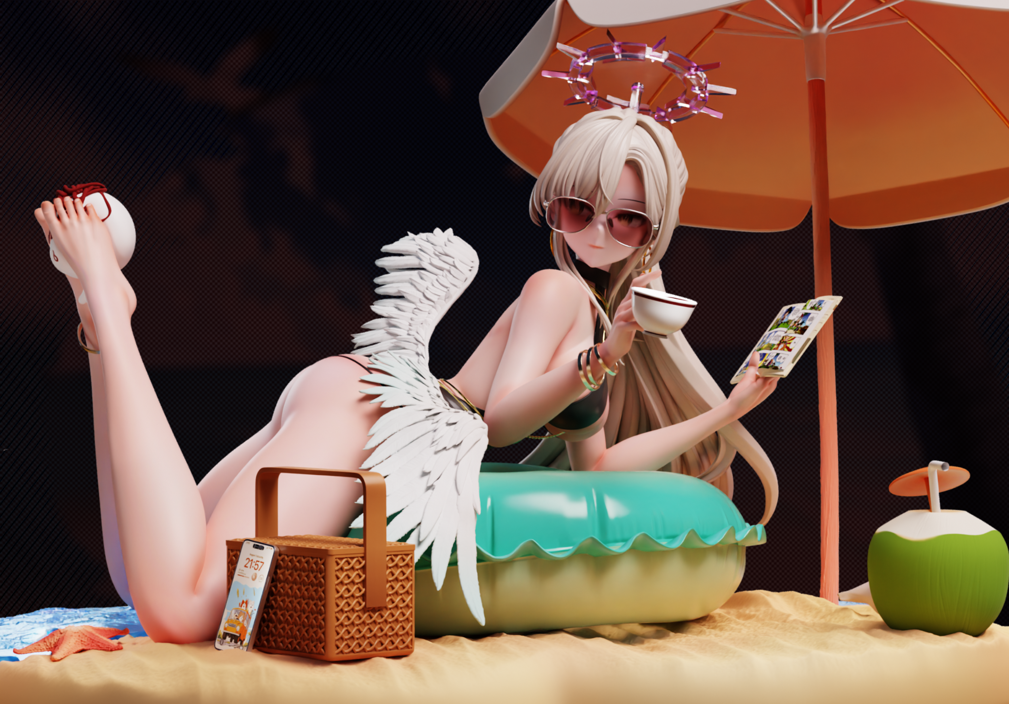 【Pre-sale】1/6 Scale Swimming Suit Kirifuji Nagisa-Blue Archive-MiYin Studio