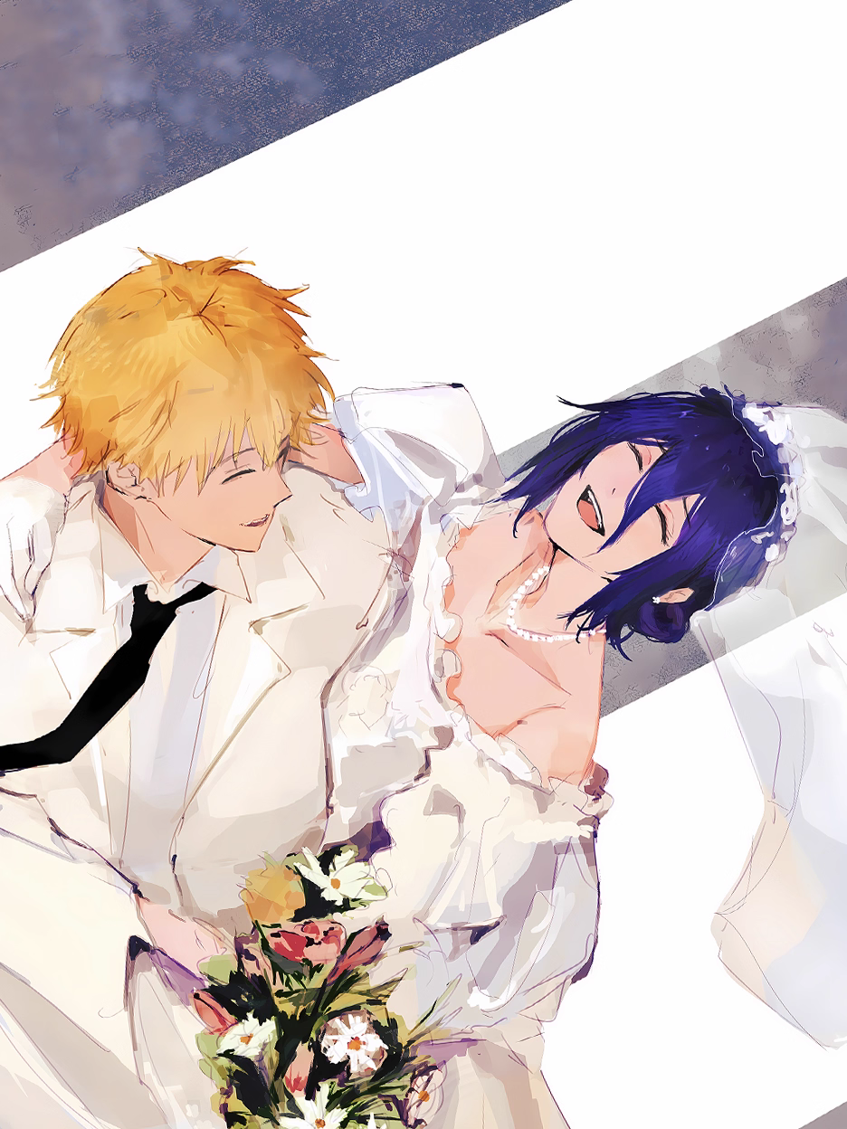 【Pre-sale】Decorative Painting of Wedding of Denji and Reze-XingKong Studio