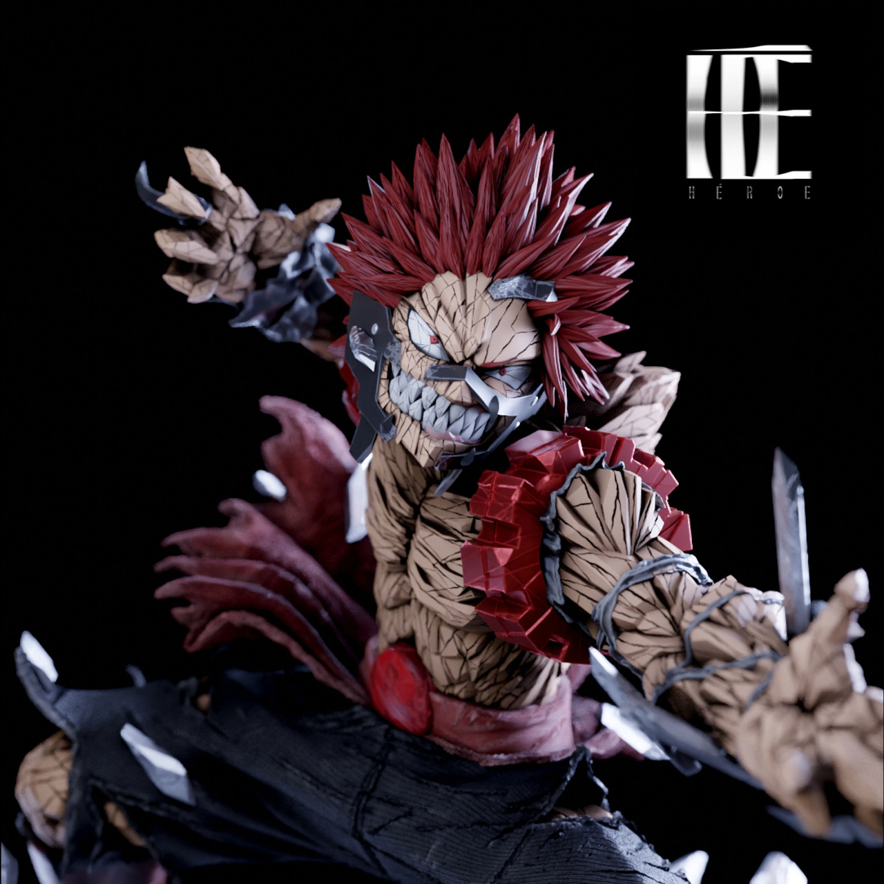 【Pre-sale】1/4 Scale RED RIOT KIRISHIMA with LED-Héroe Collectibles studio