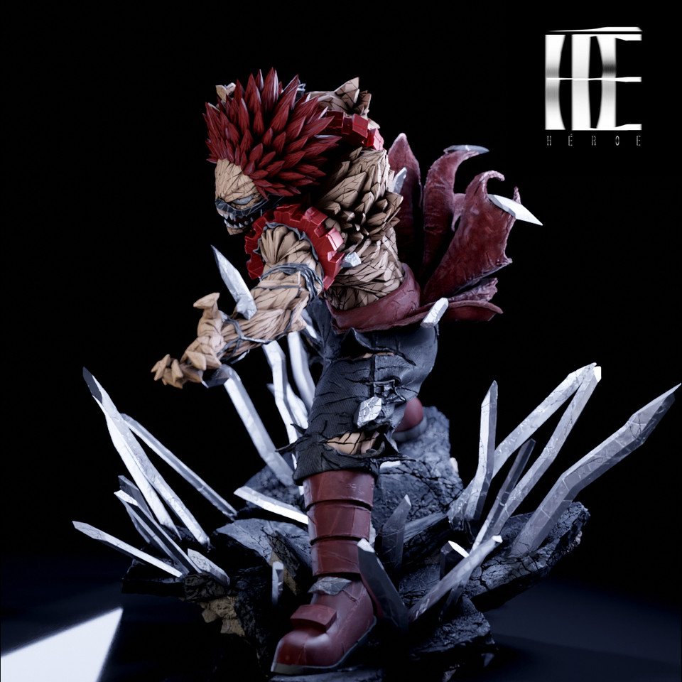 【Pre-sale】1/4 Scale RED RIOT KIRISHIMA with LED-Héroe Collectibles studio