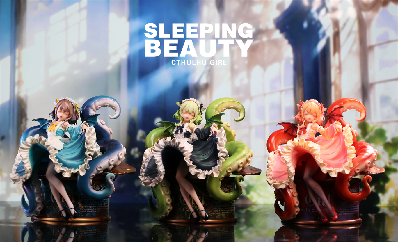 【Pre-sale】Sleeping Beauty-Cthulhu Girl-Abyss Bloom, Phantom Blue and Crimson Tide-WeArtDoing Studio