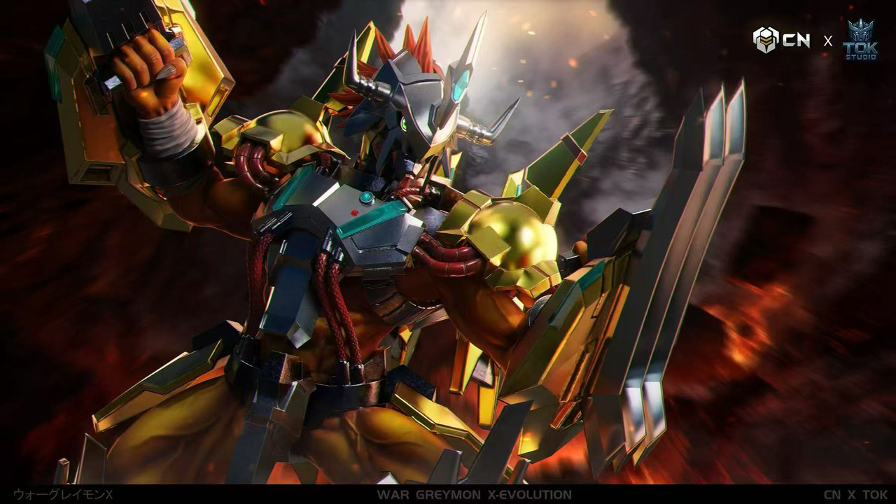 【Pre-sale】WarGreymon X-evolution-TOK Studio