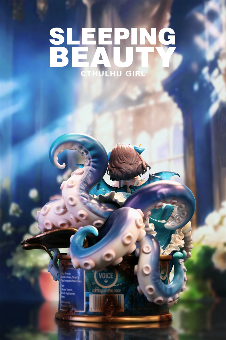 【Pre-sale】Sleeping Beauty-Cthulhu Girl-Abyss Bloom, Phantom Blue and Crimson Tide-WeArtDoing Studio
