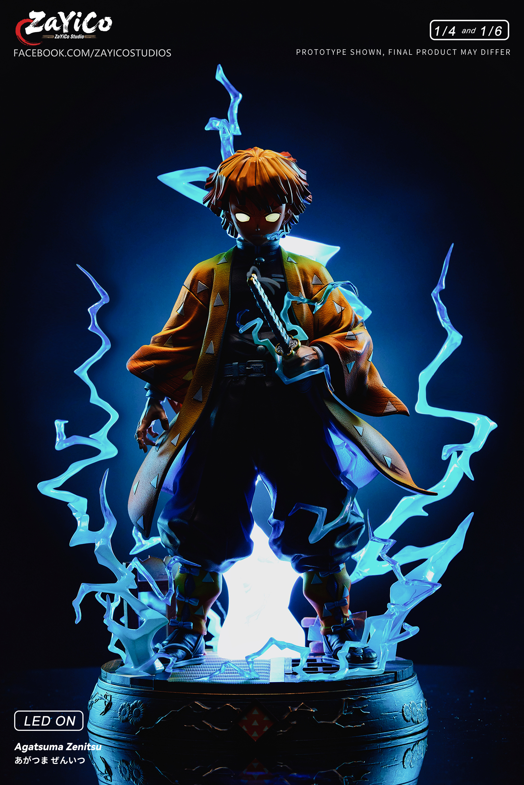 【Pre-sale】1/6 and 1/4 Scale Agatsuma Zenitsu-Zayico Studio