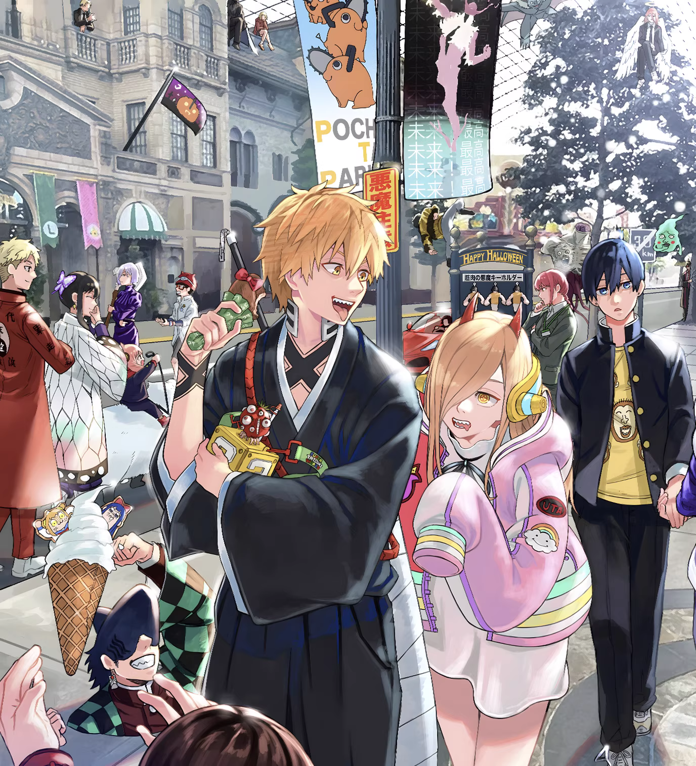 【Pre-sale】Decorative Painting of Cinema Denji and Power-H2 Studio