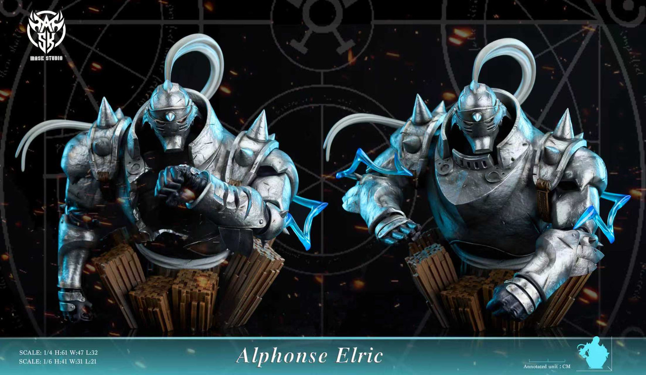【Pre-sale】1/6 and 1/4 Scale Alphonse Elric with LED-Mask Studio