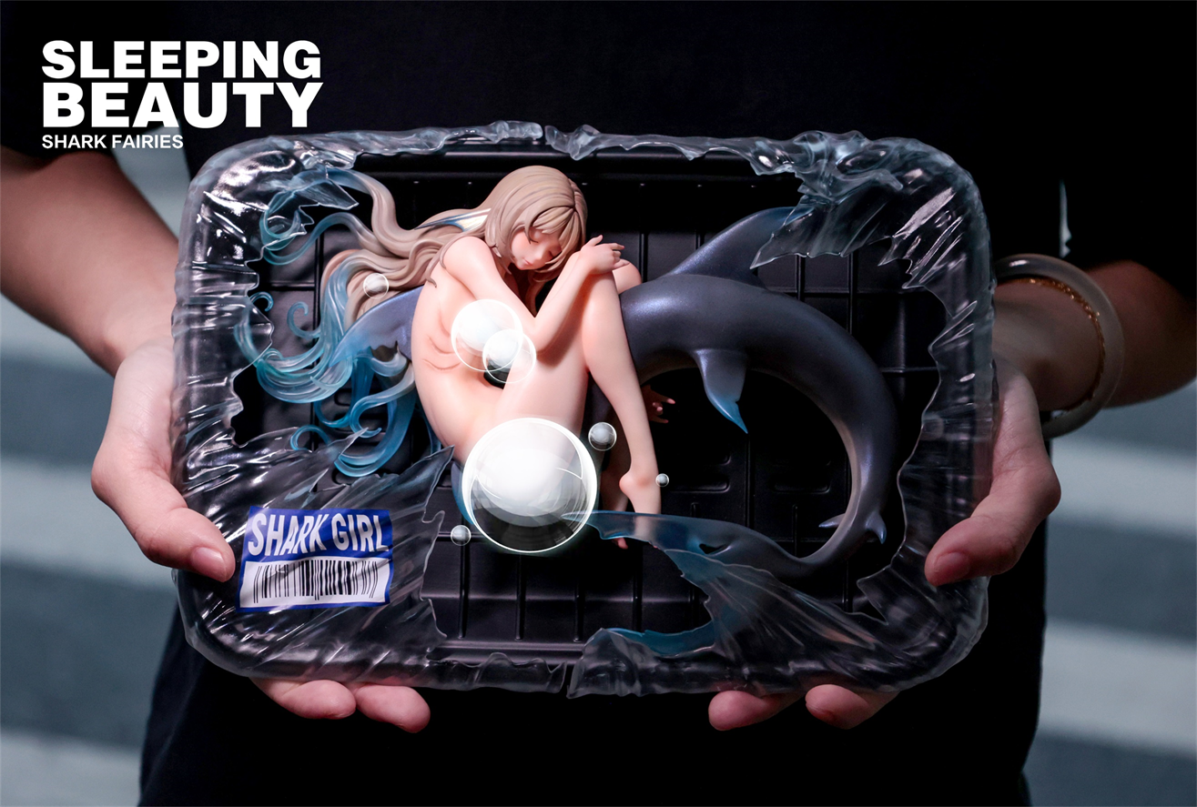 【Pre-sale】Sleeping Beauty-Shark Fairies-Black Fin and Silver Fin-WeArtDoing Studio