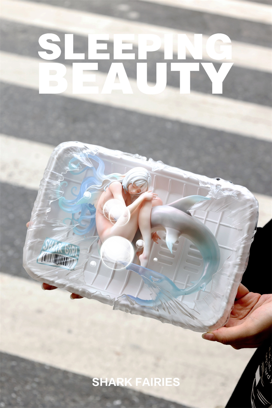 【Pre-sale】Sleeping Beauty-Shark Fairies-Black Fin and Silver Fin-WeArtDoing Studio