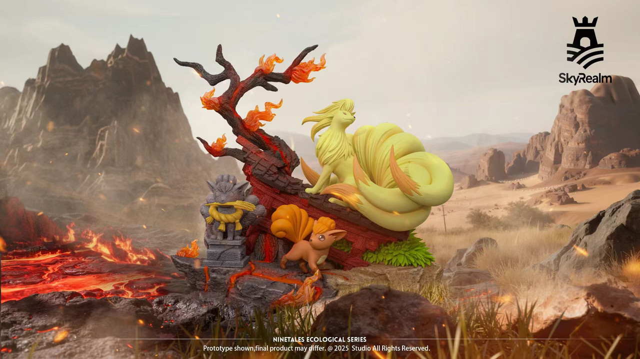 【Pre-sale】1/20 Scale Ninetales and Vulpix-SkyRealm Studio