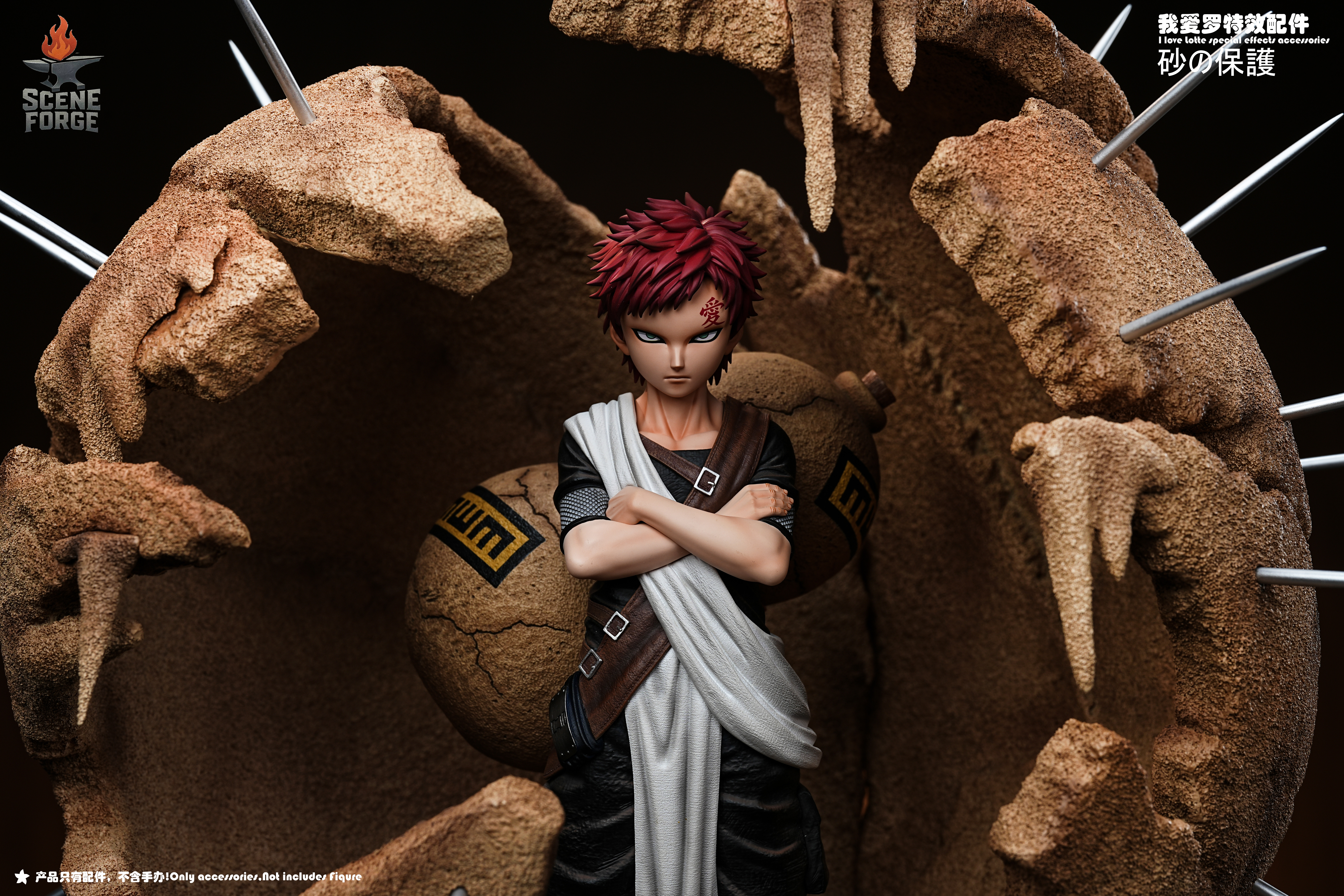 【Pre-sale】1/6 Scale Gaara Accessories (Gaara not included)-Scene Forge Studio