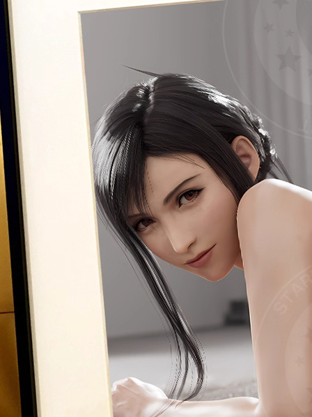 【Pre-sale】Decorative Painting of Black Silk Stockings Tifa-XingKong Studio