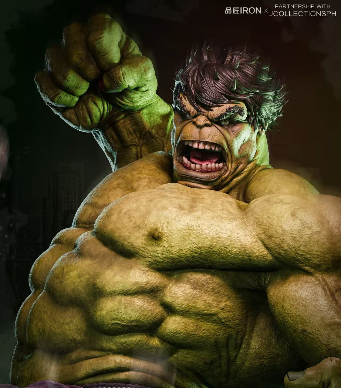 【Pre-sale】1/4 Scale Hulk with LED-IRON x JCOLLECTIONSPH Studio