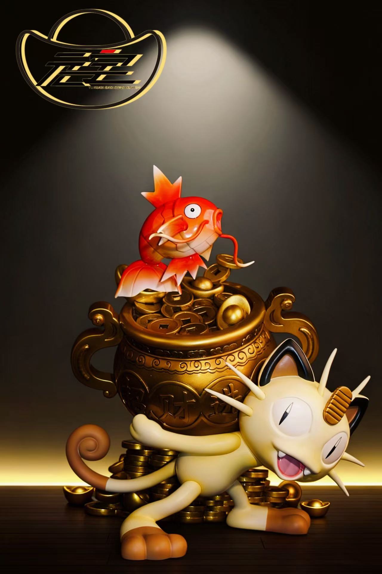 【Pre-sale】Wealth Attraction Cat and Fancy Carp-YuanBao Studio