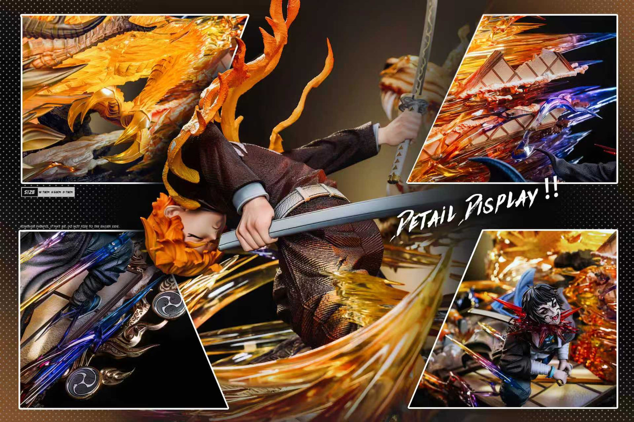 【Pre-sale】1/5 Scale Flaming Thunder God Zenitsu Agatsuma with LED-Hamlet Studio
