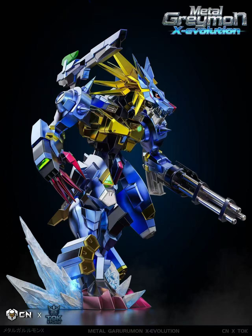 【Pre-sale】MetalGreymon X-evolution-Crazy Nest Studio and TOK Studio