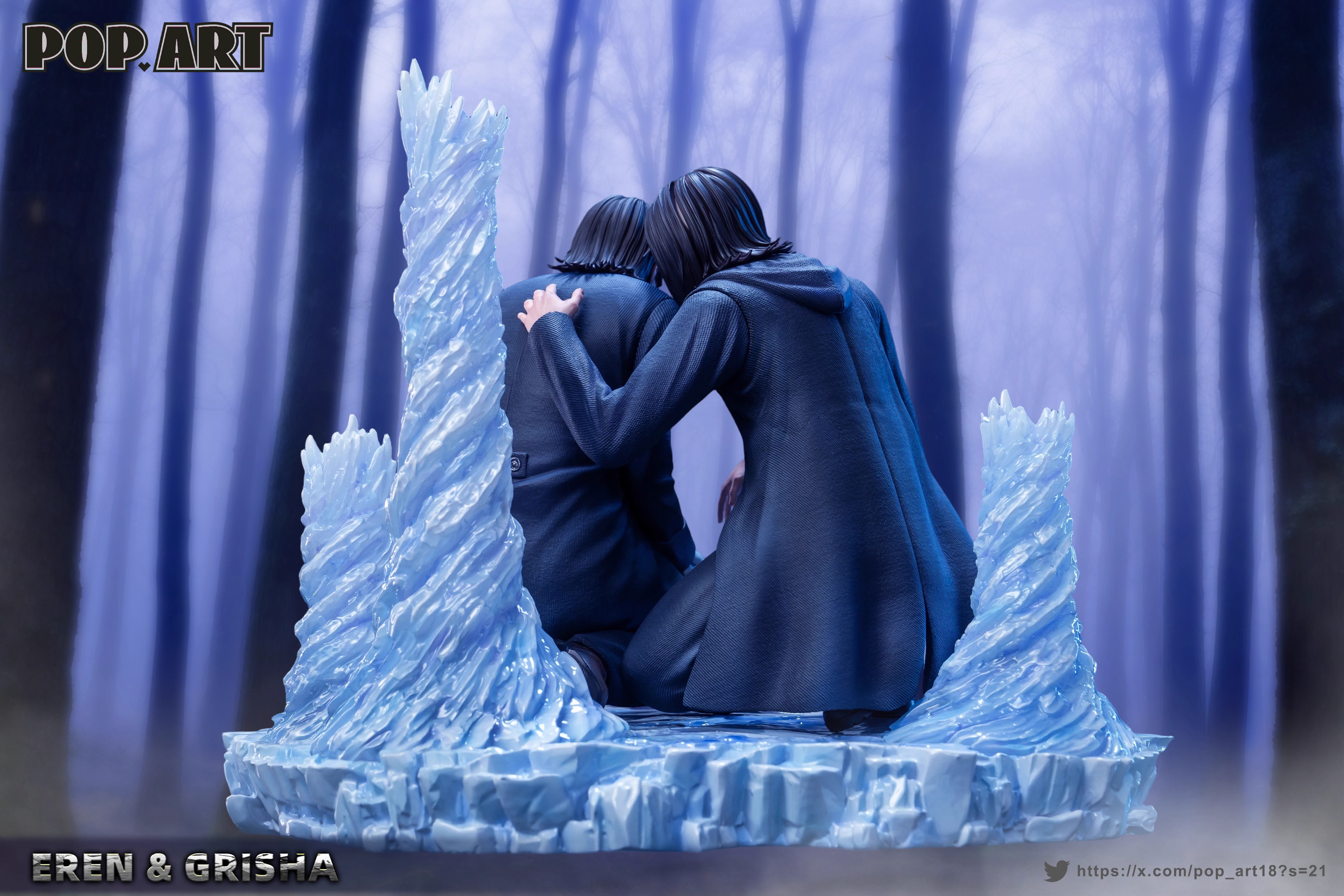 【Pre-sale】1/6 Scale Eren Jeager and Grisha Jaeger-POP.ART Studio