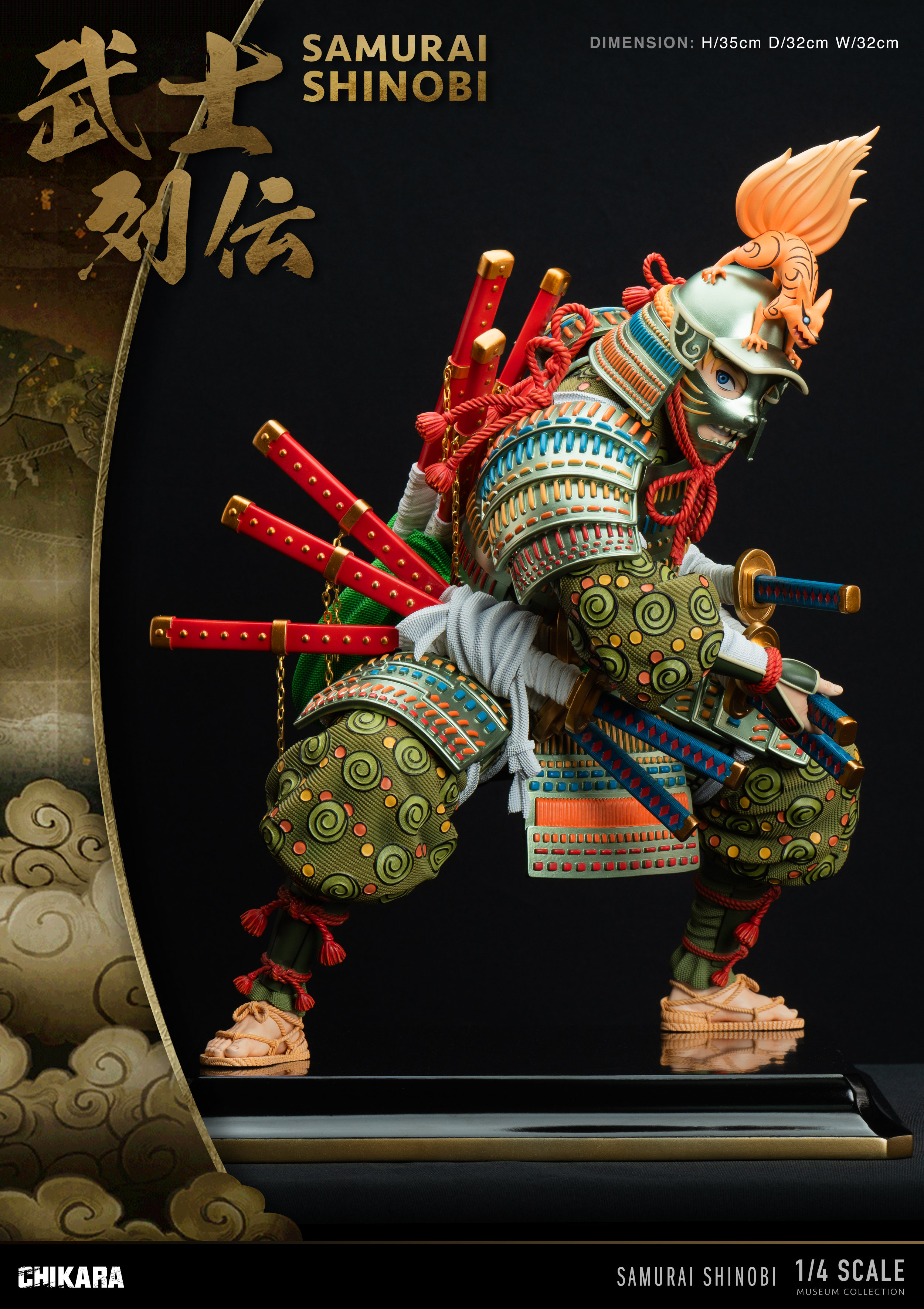 【Pre-sale】1/4 Scale Nine Tail Samurai-CHIKARA Studio