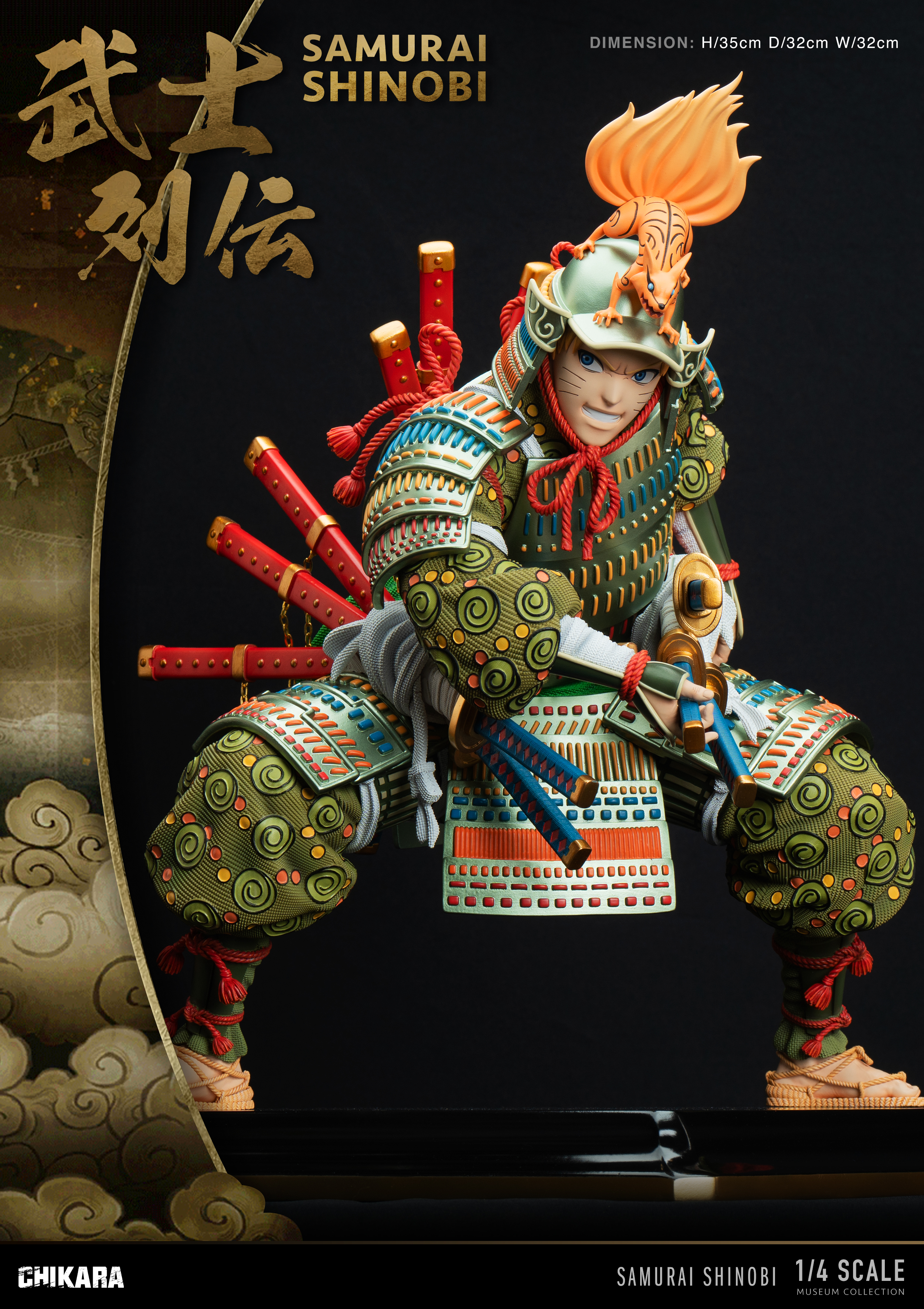 【Pre-sale】1/4 Scale Nine Tail Samurai-CHIKARA Studio