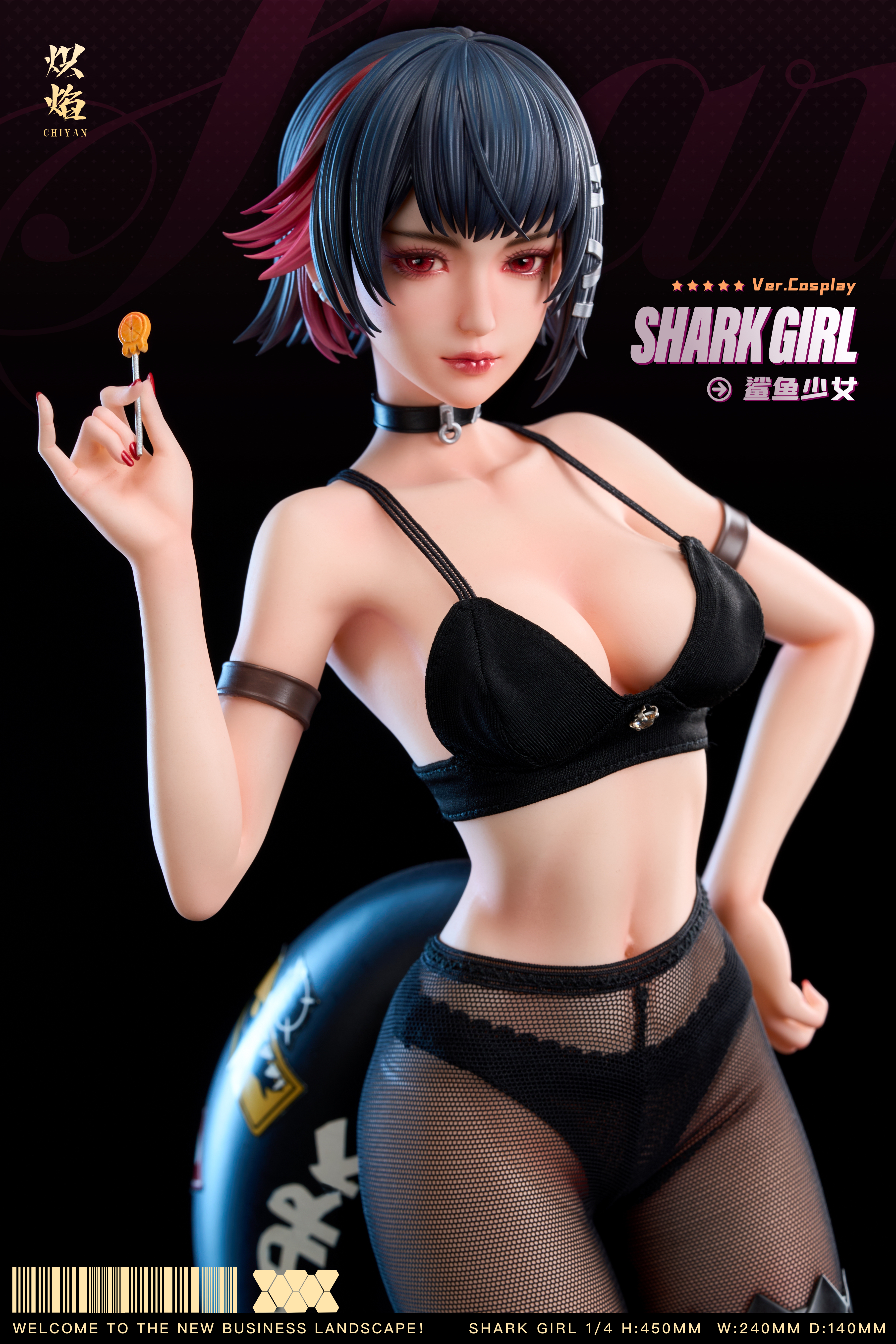 【Pre-sale】1/4 Scale COSPLAY Series Shark Girl Ellen Joe-ChiYan Studio