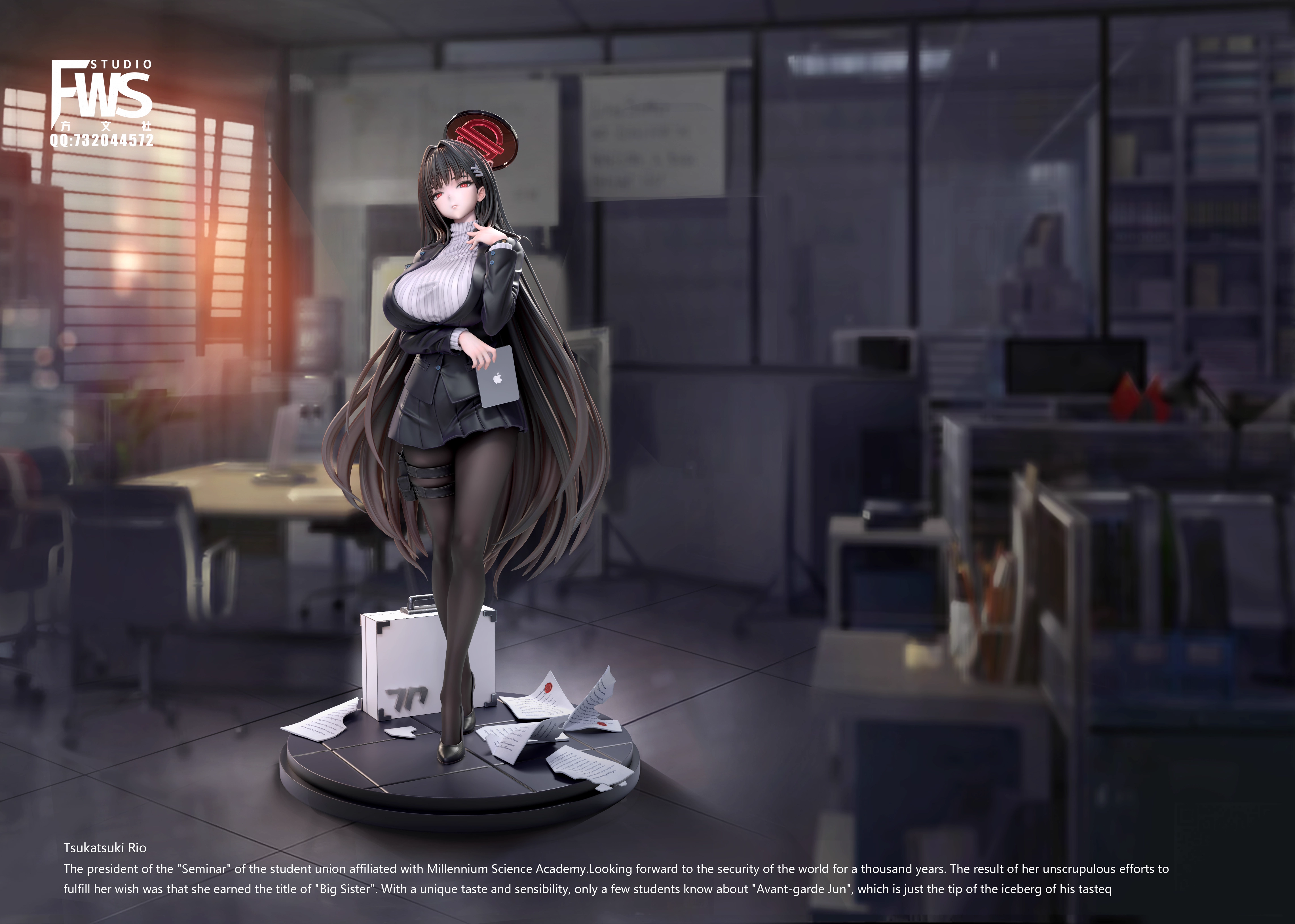 【Pre-sale】1/6 Scale Exclusive secretary Tsukatsuki Rio-FWS Studio