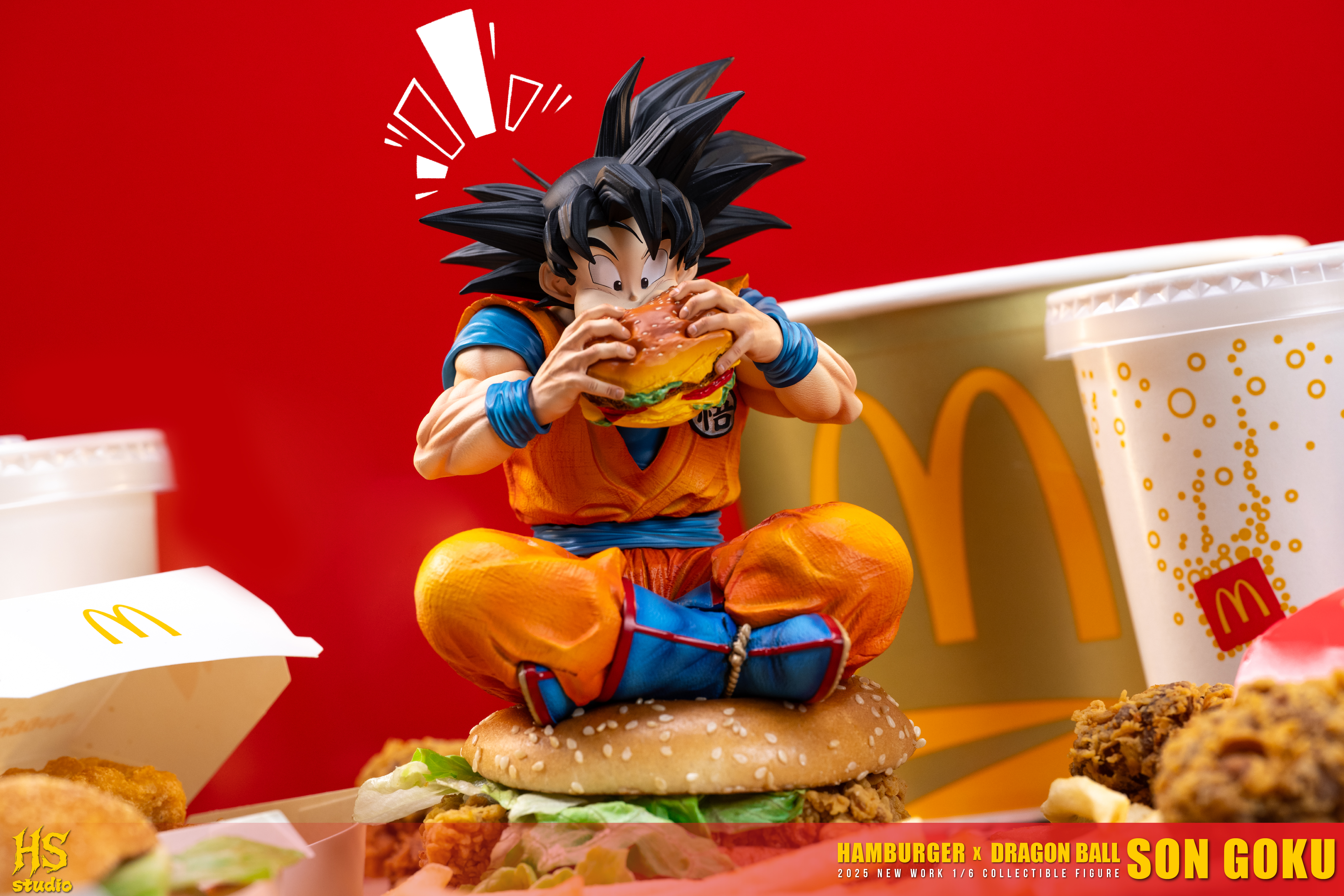 【Pre-sale】Hamburger Eating Son Goku-HS Studio