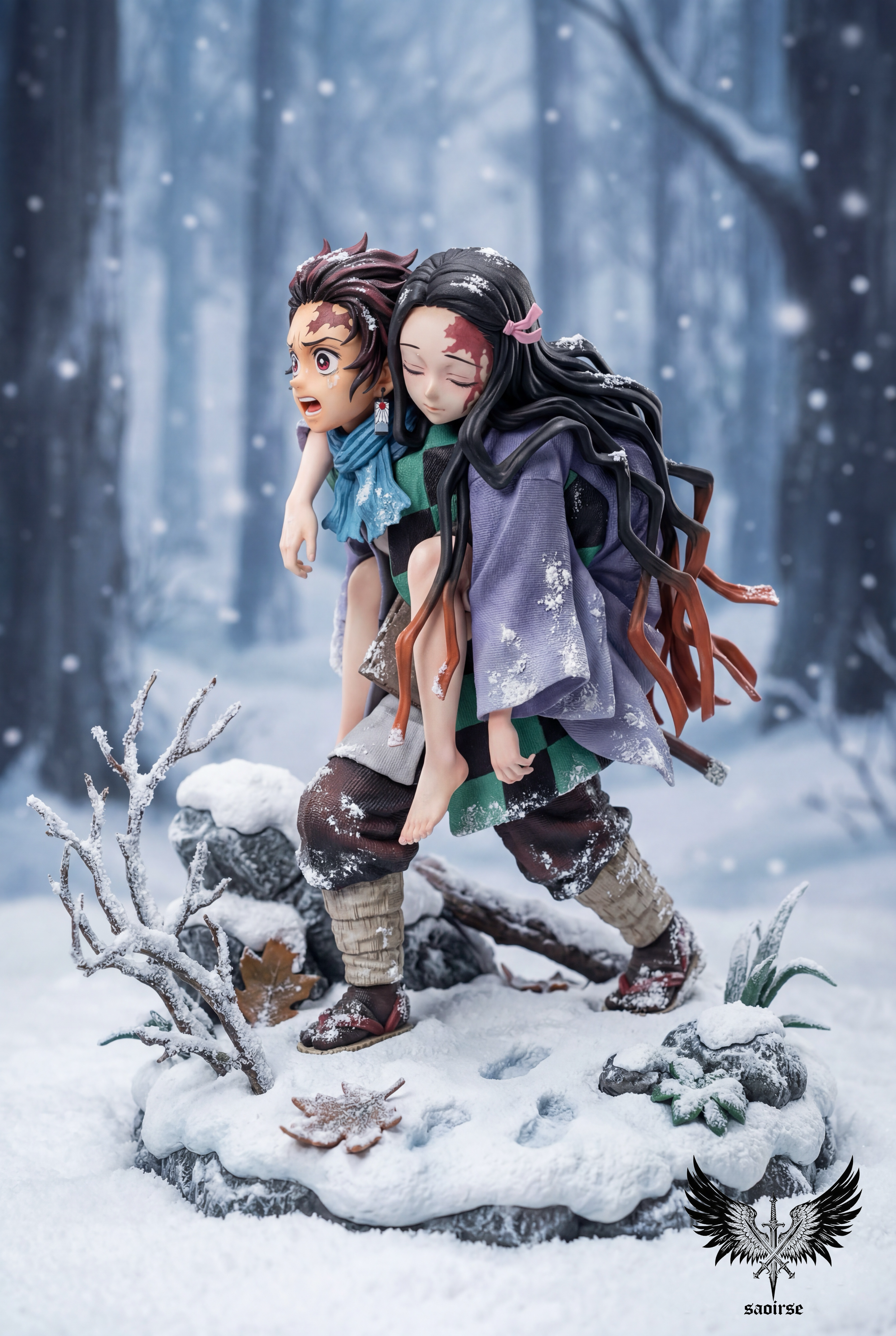 【Pre-sale】1/6 Scale Kamado Tanjirou and Kamado Nezuko-Saoirse Studio