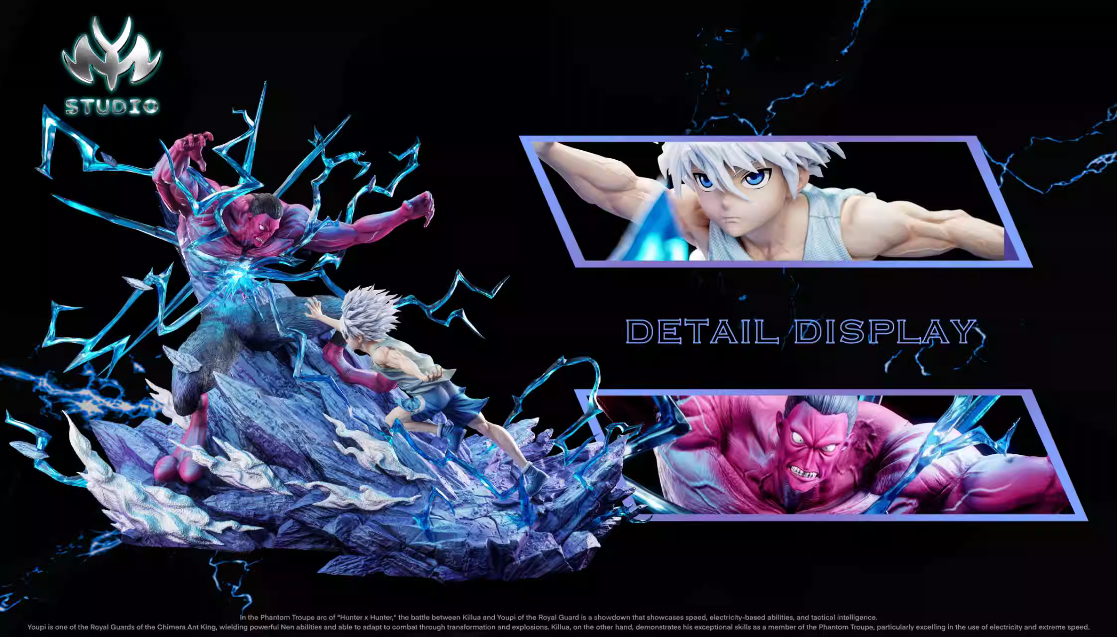 【Pre-sale】1/6 Scale Killua Zoldyck VS Menthuthuyoupi-MY Studio