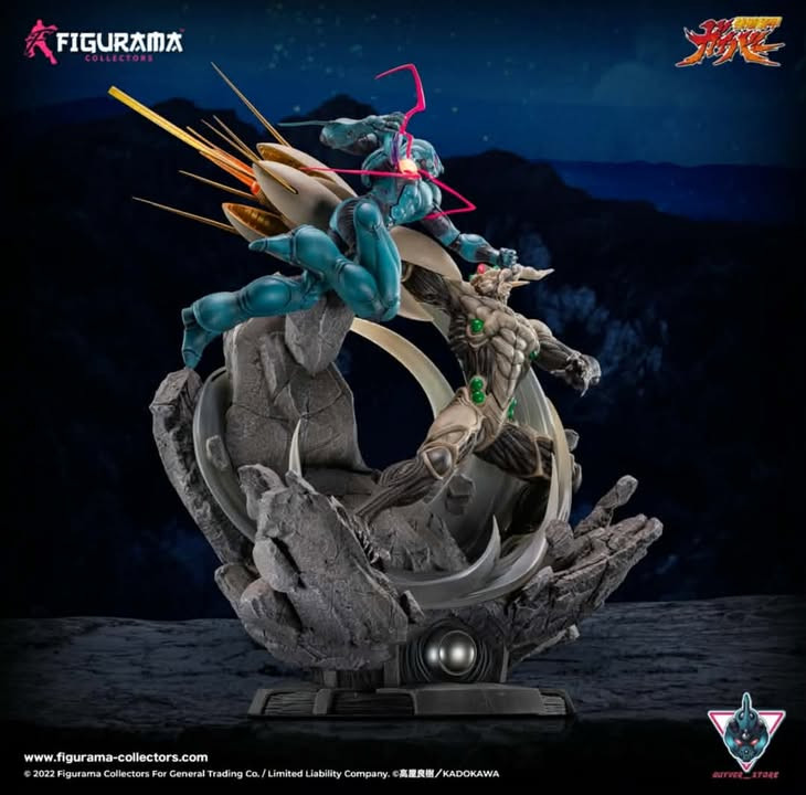 【Pre-sale】1/6 Scale Guyver 1 vs Guyot with LED-Guyver Store X Figurama Collectable Studios