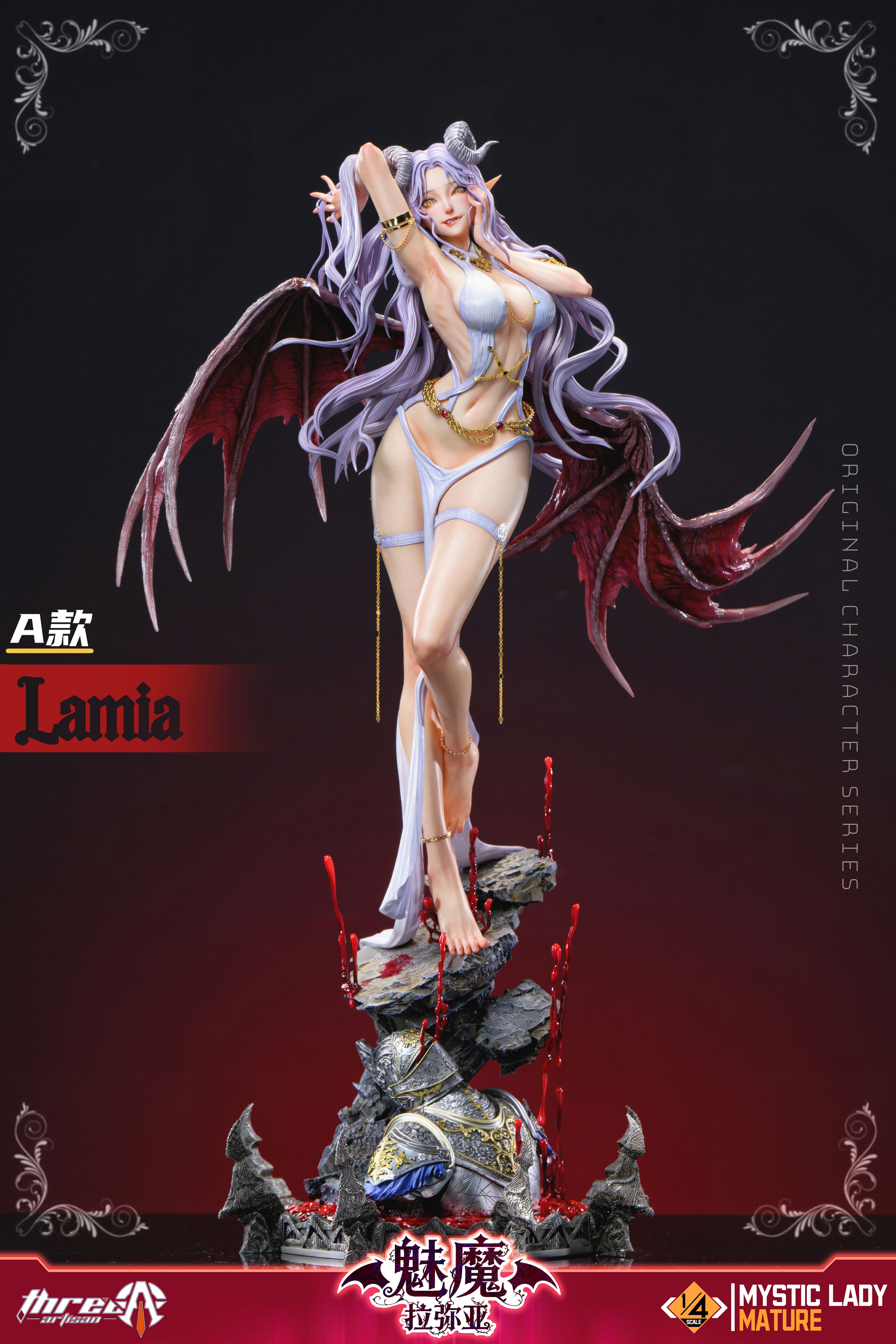 【Pre-sale】1/4 Scale Mystic Lady Series Vol.2 Succubus Lamia-Three Artisan Studio