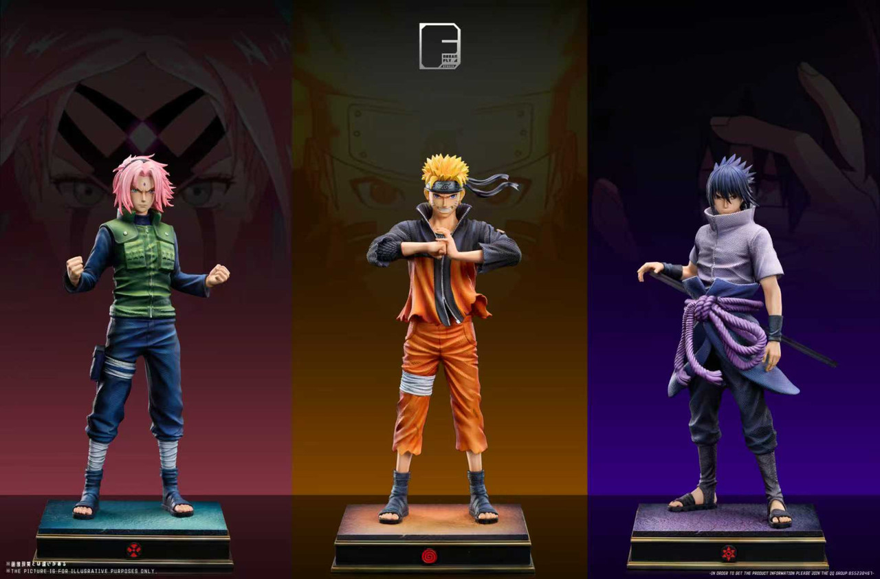 【Pre-sale】1/6 Scale Naruto, Sasuke and Sakura-Dream Fly Studio