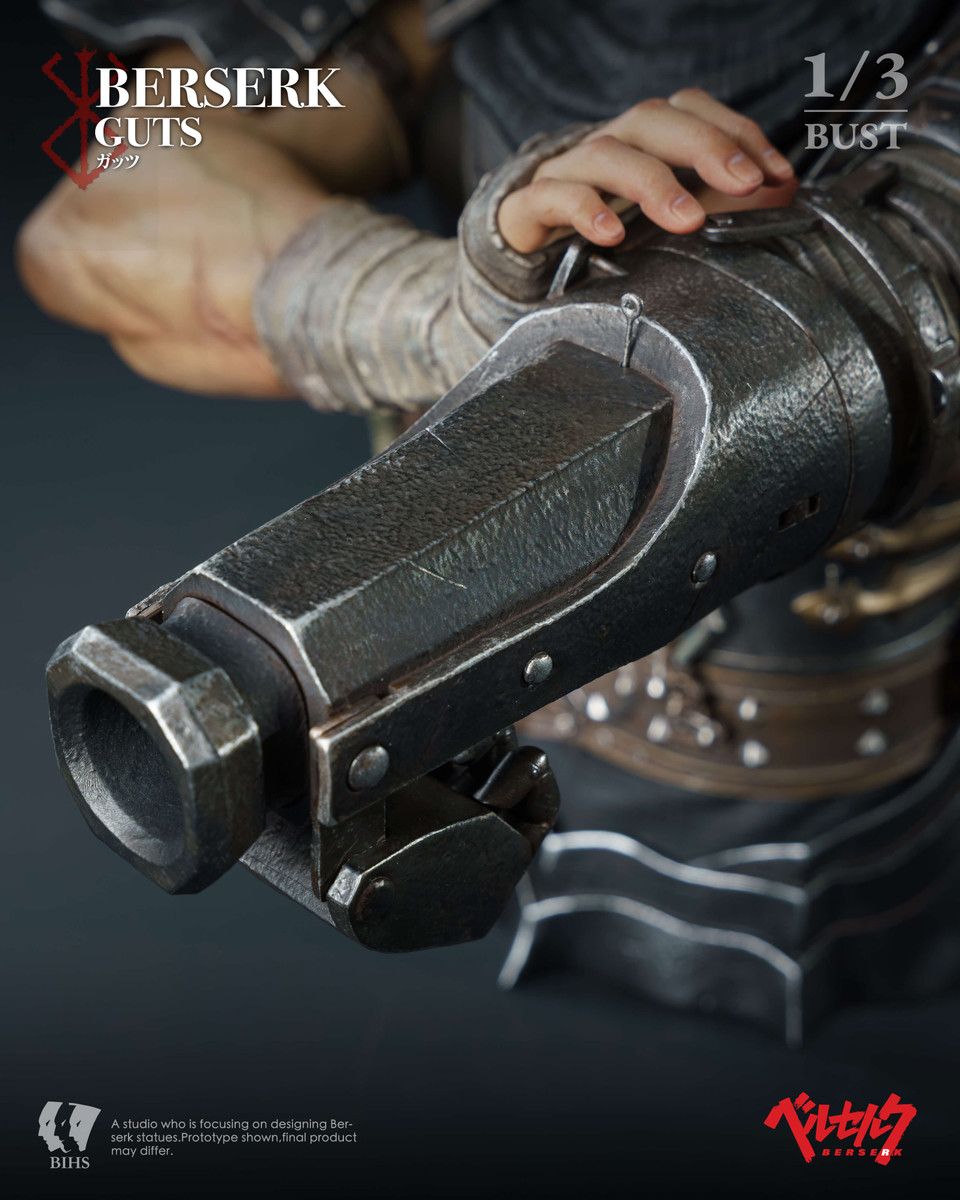 【Pre-sale】1/3 Scale Moment Bust of Guts The Black Swordsman's Berserk-BIHS Studio