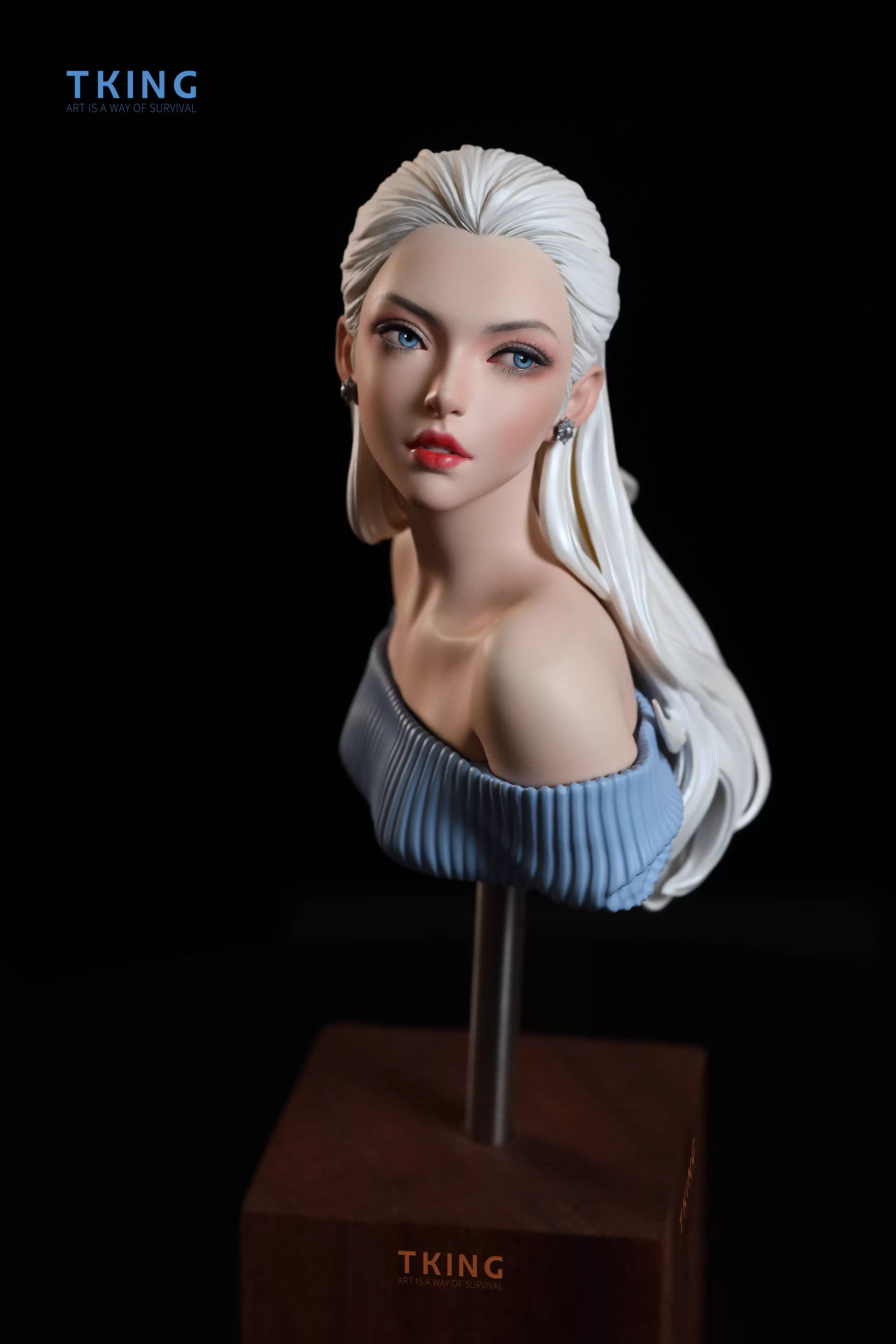 【Pre-sale】1/4 Scale Painted The Girl Looking Back-TKing Toys Studio
