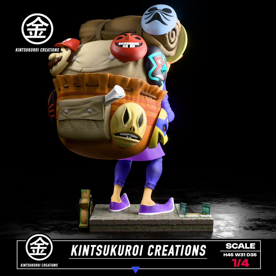 【Pre-sale】1/4 Scale Happy and Angry Mask Salesman-Kintsukuroi Creations Studio