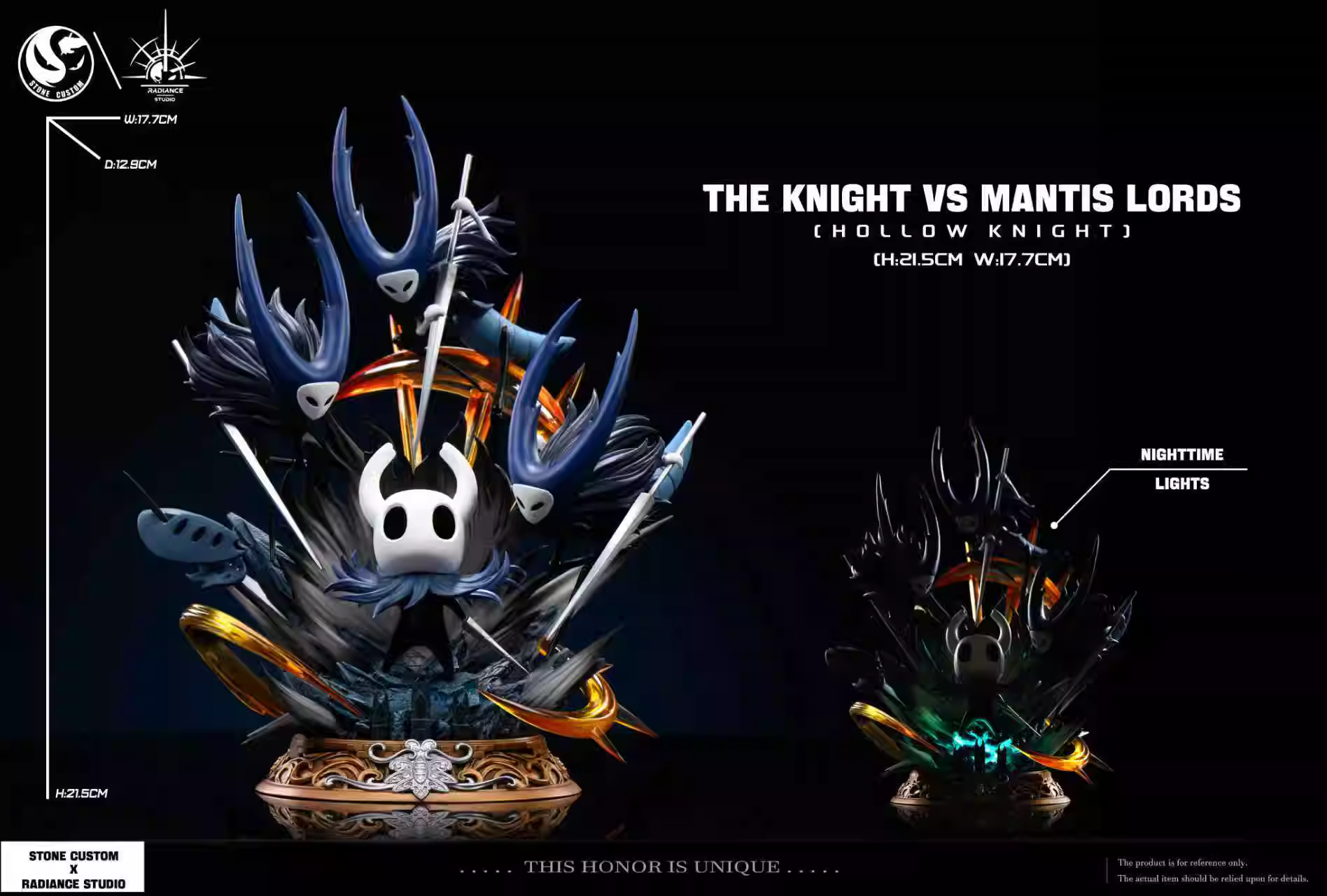 【Pre-sale】1/8 Scale The Knight vs Mantis Lords with LED-Stone Custom and Radiance Studio