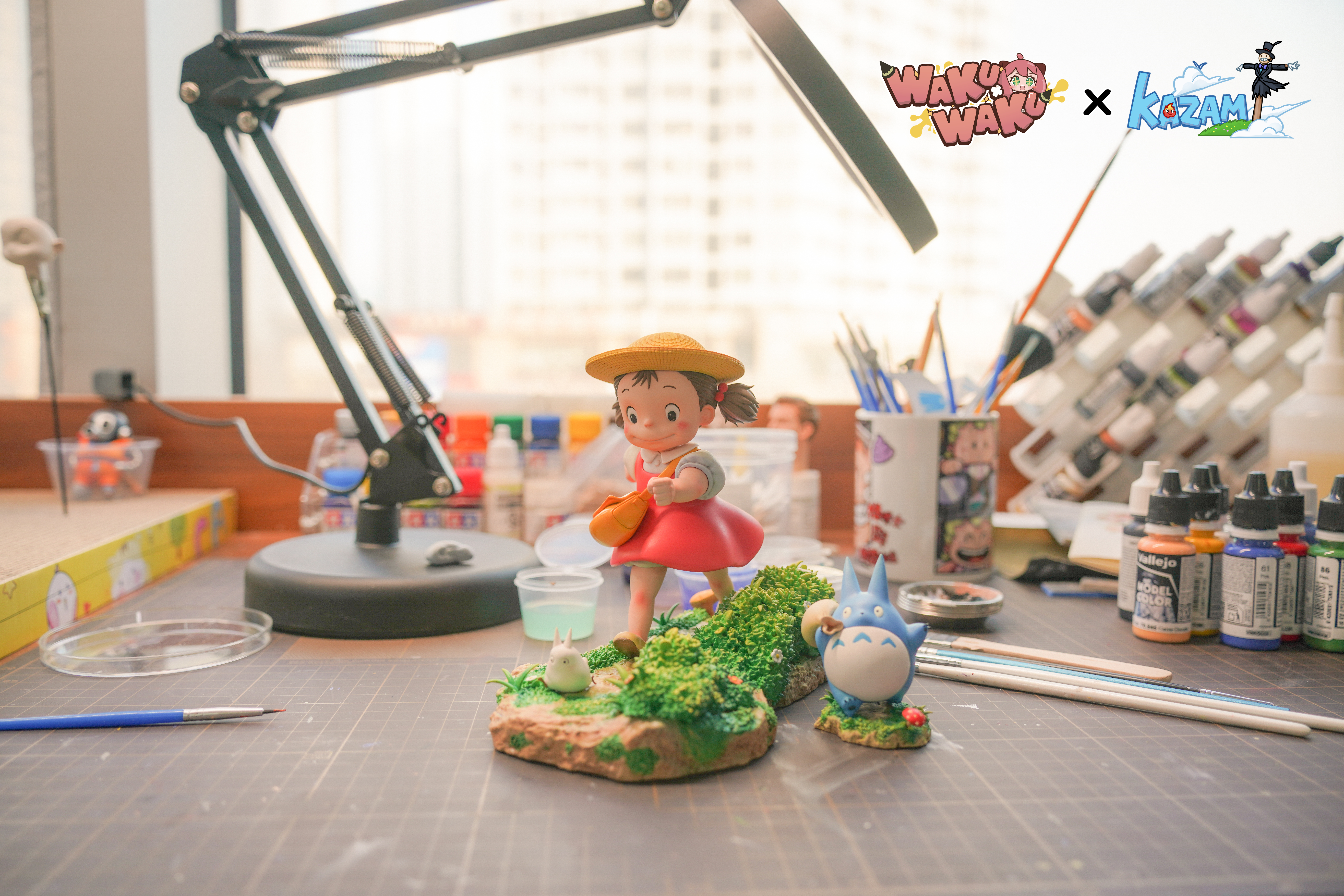 【Pre-sale】White Totoro and Mei-WAKUWAKU Studio and Kazami